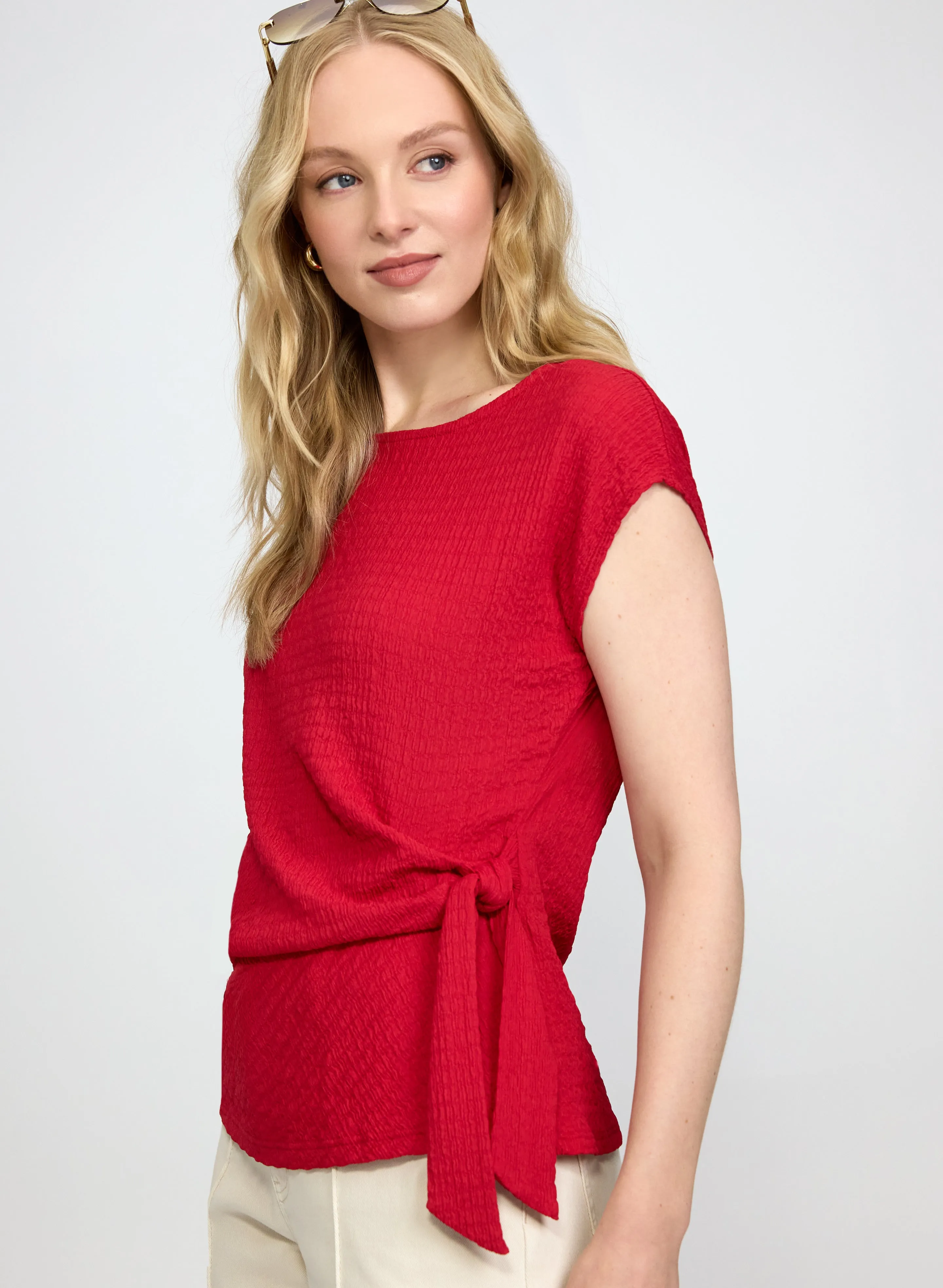 Tied-Waist Top sold by Laura