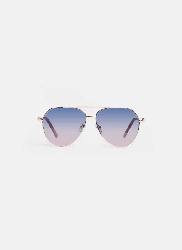 Metal Aviator Sunglasses made by Laura