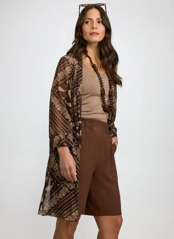 Paisley Print Open Top made by Laura