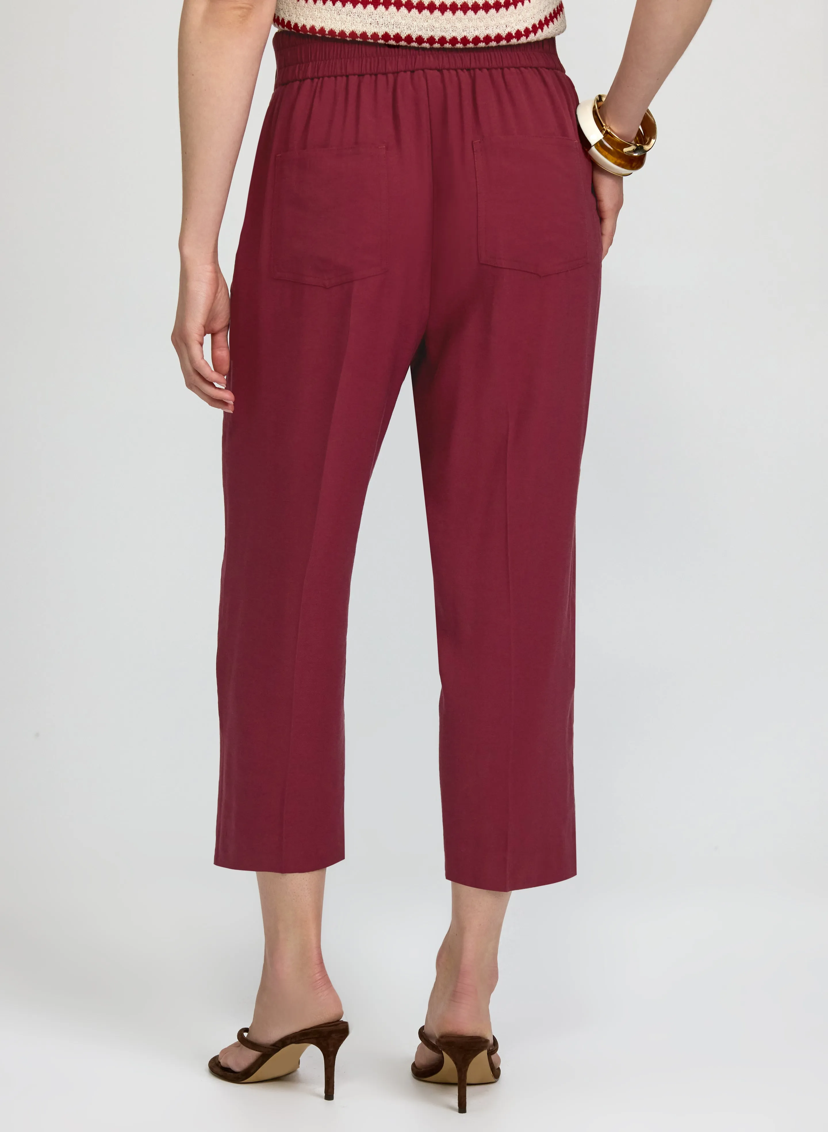 Straight-Leg Pull-On Capris sold by Laura product image thumbnail 3