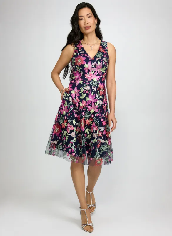 Floral Embroidered Dress made by Laura
