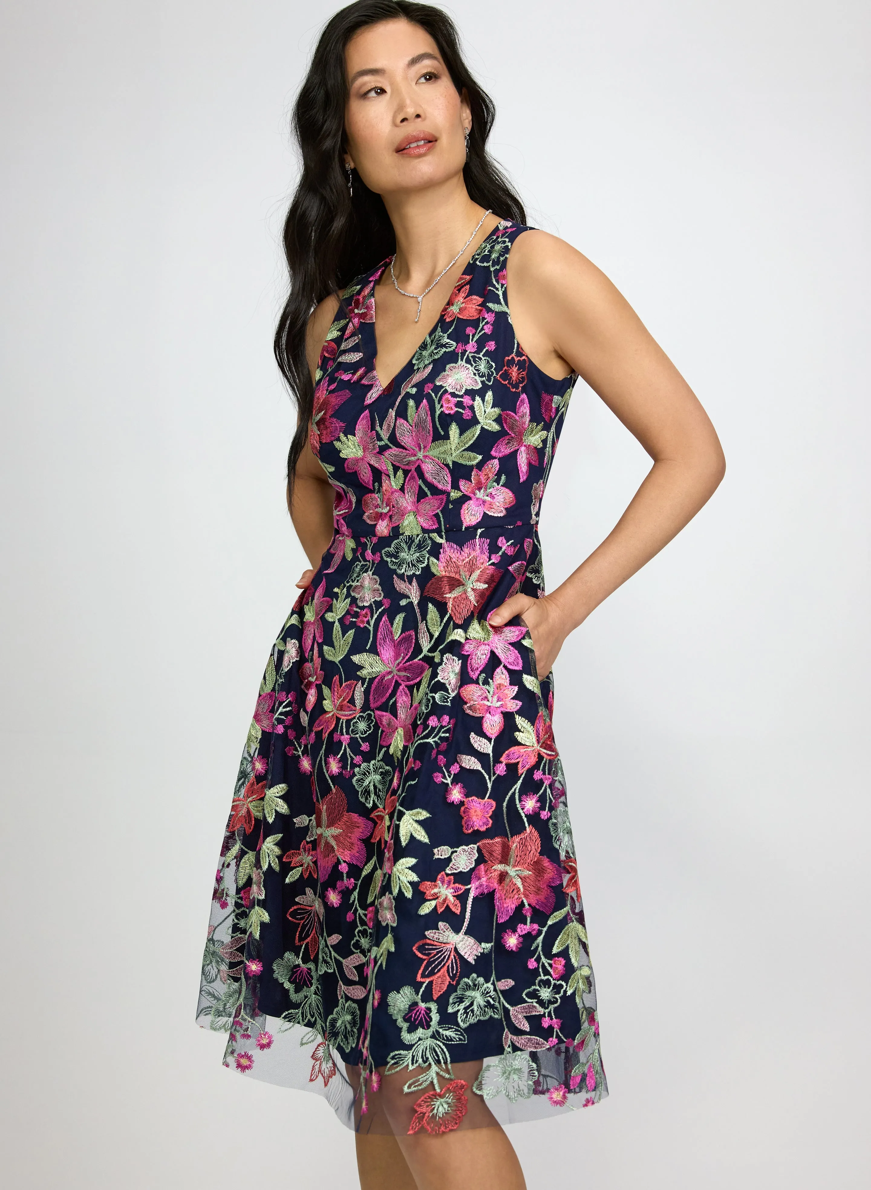 Floral Embroidered Dress sold by Laura product image thumbnail 4