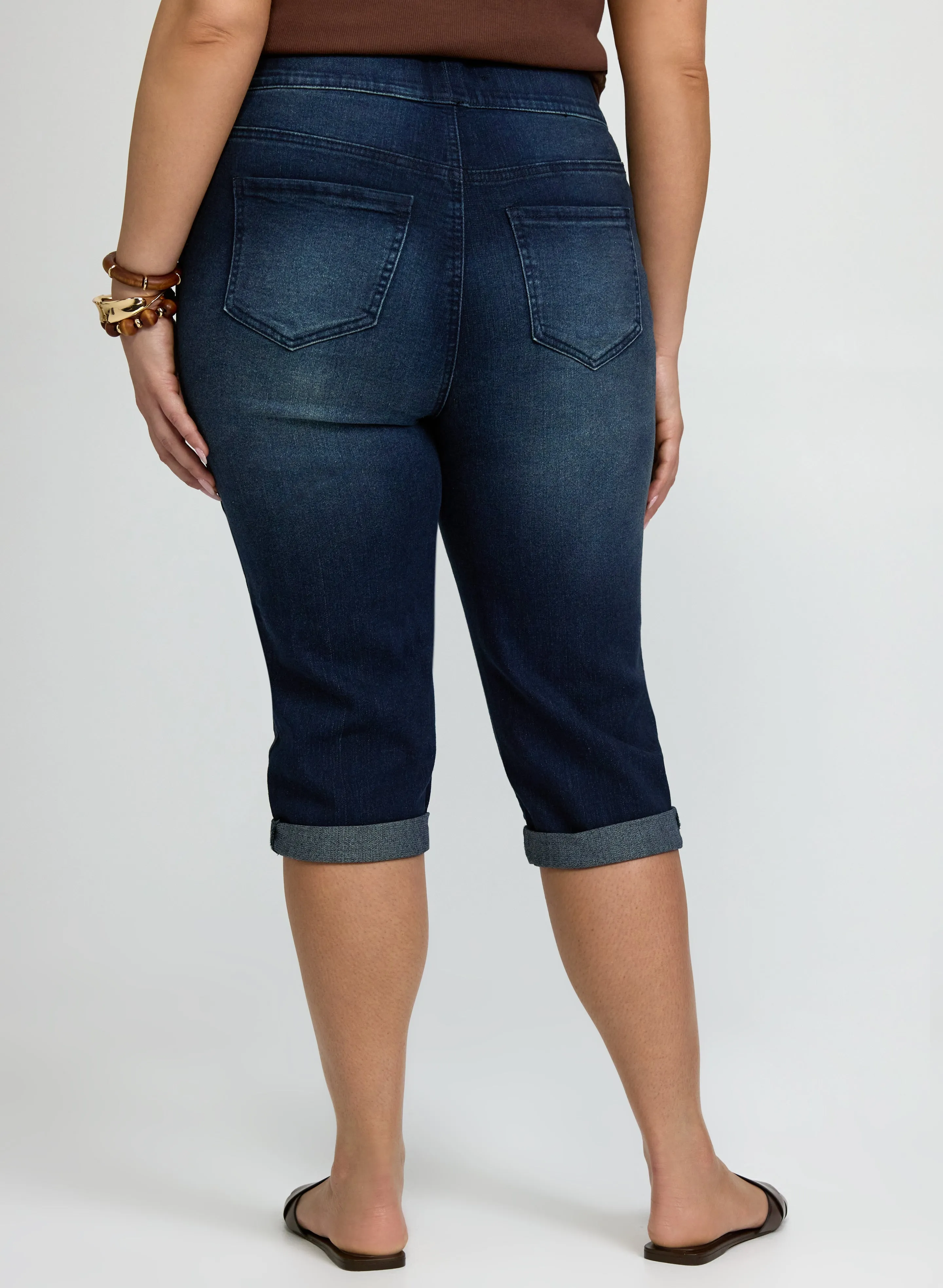 Pull-On Denim Capris sold by Laura product image thumbnail 3