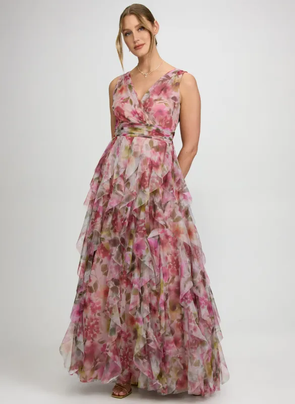 Floral Chiffon Dress made by Laura