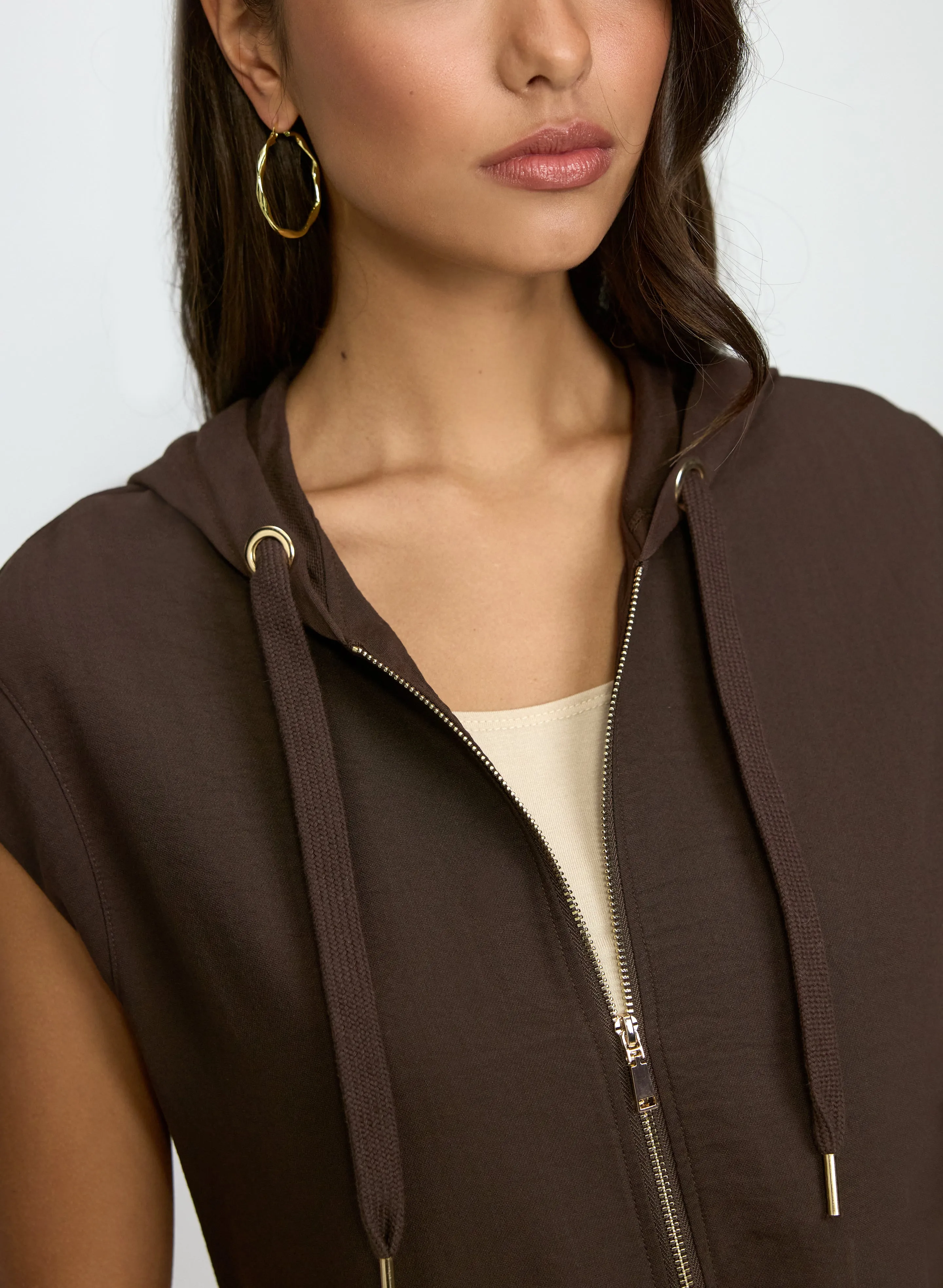 Zip Front Hooded Top sold by Laura product image thumbnail 5