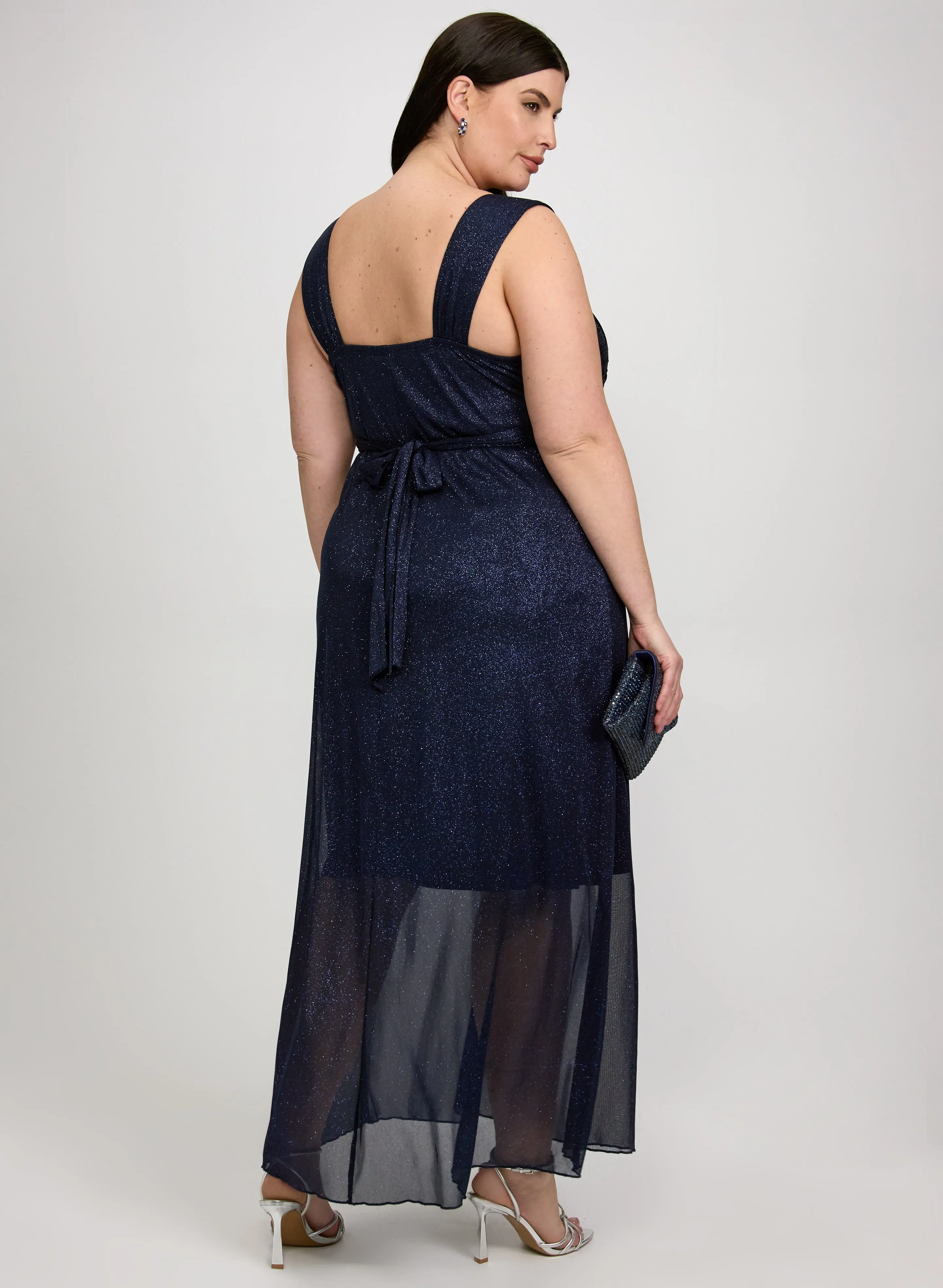 Glitter Overlay Dress sold by Laura product image thumbnail 3