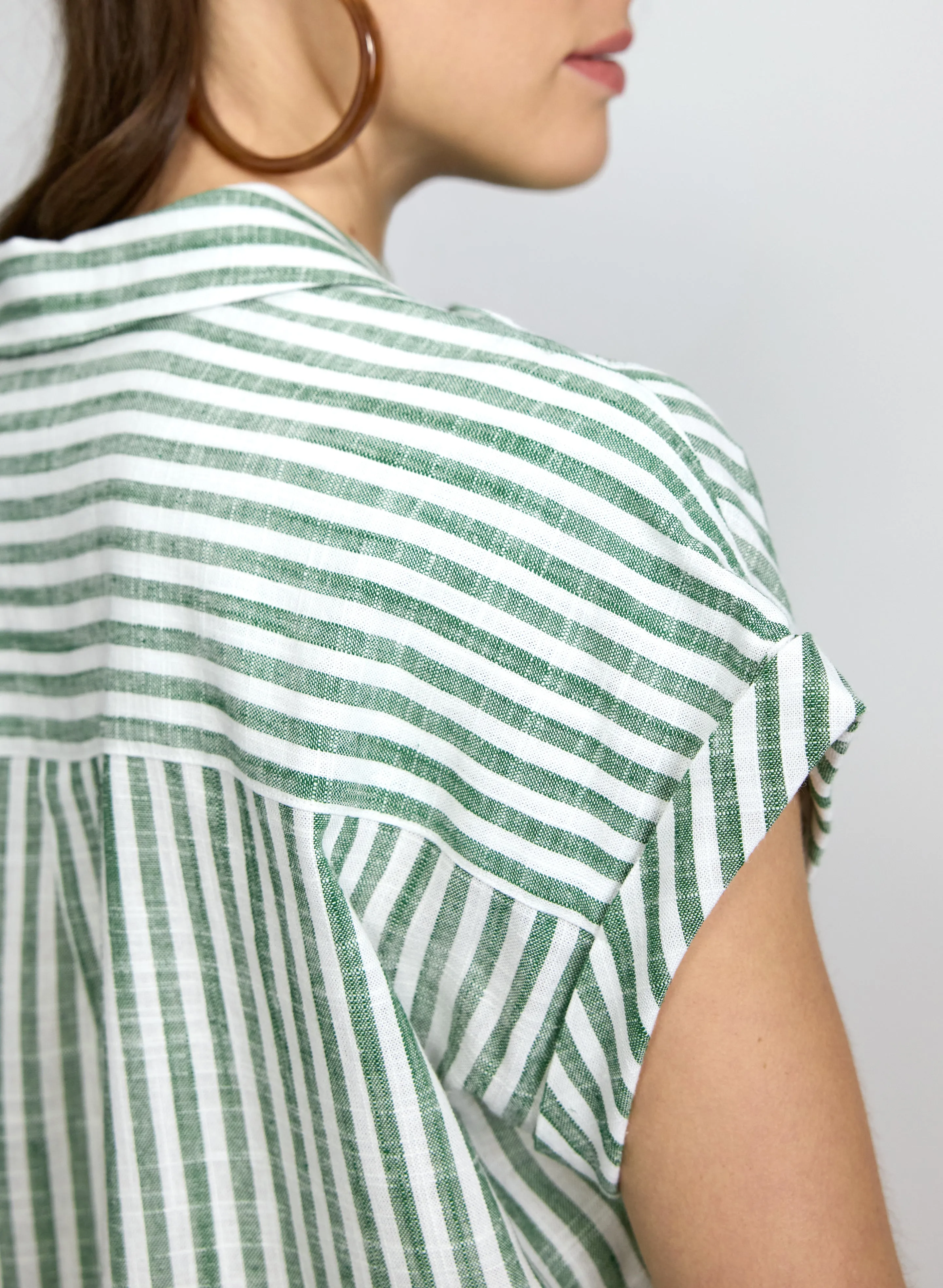 Stripe Front Tie Blouse sold by Laura product image thumbnail 5