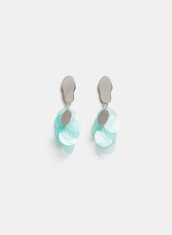 Shell Drop Earrings made by Laura
