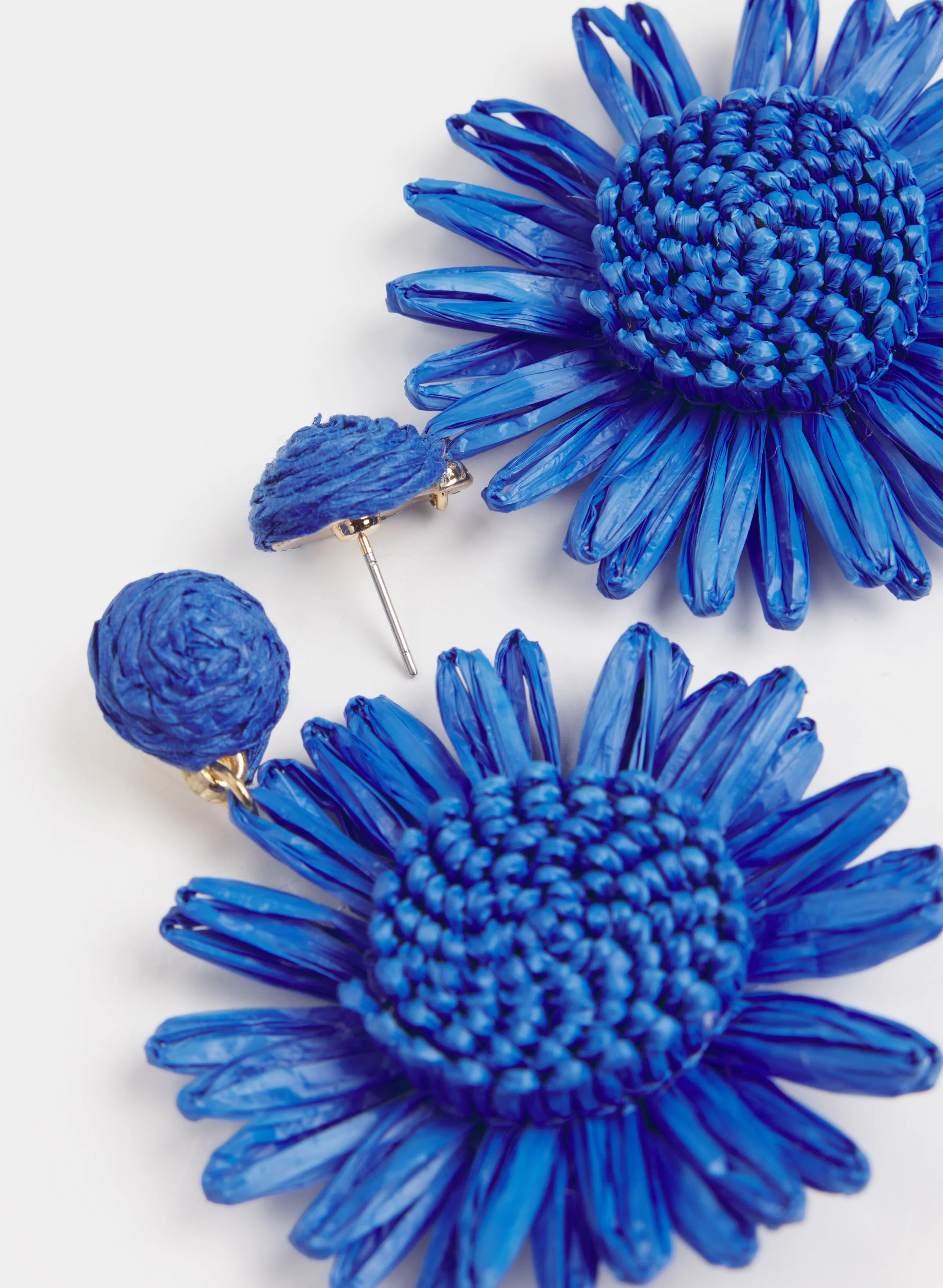 Raffia Flower Earrings sold by Laura product image thumbnail 2