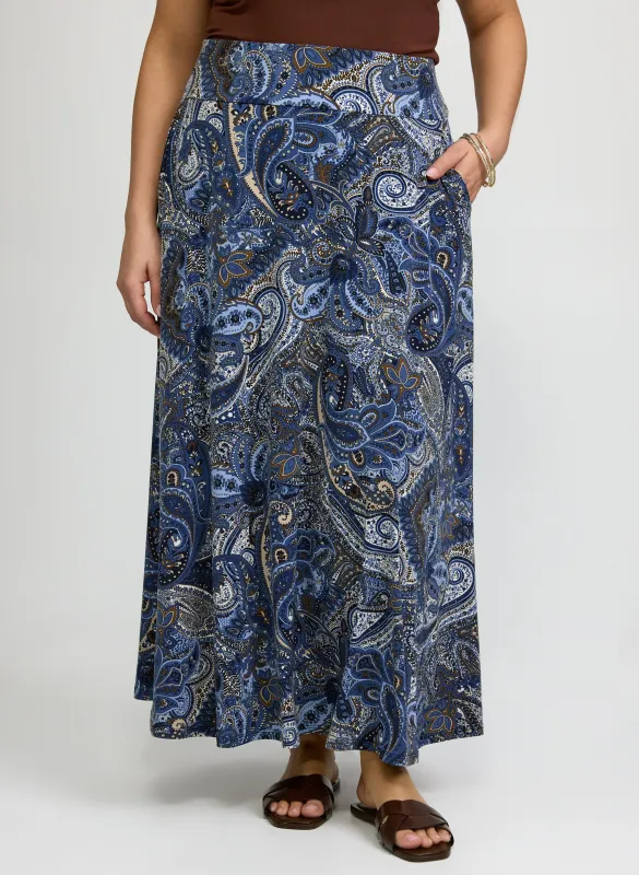 Paisley Maxi Skirt made by Laura