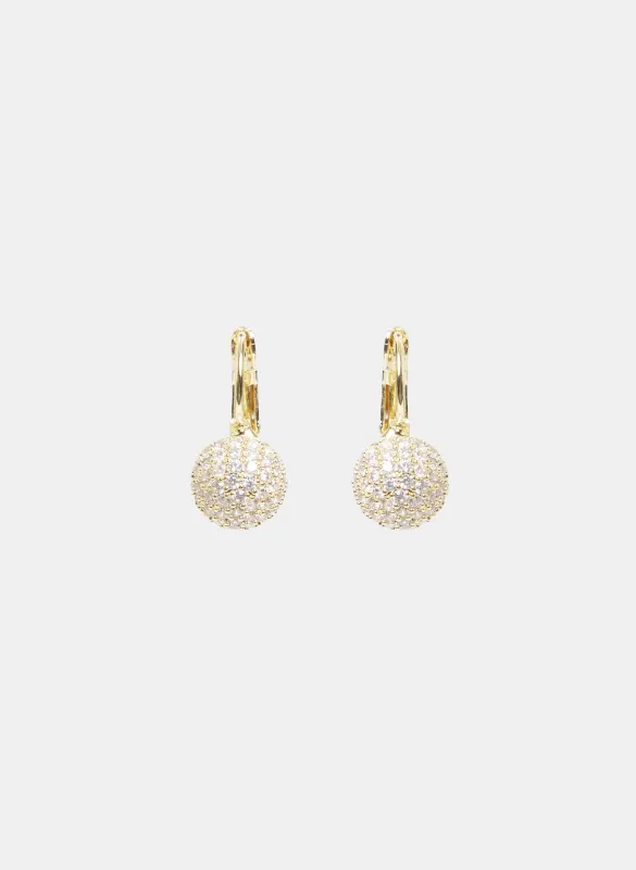 Rhinestone Clip-On Earrings made by Laura