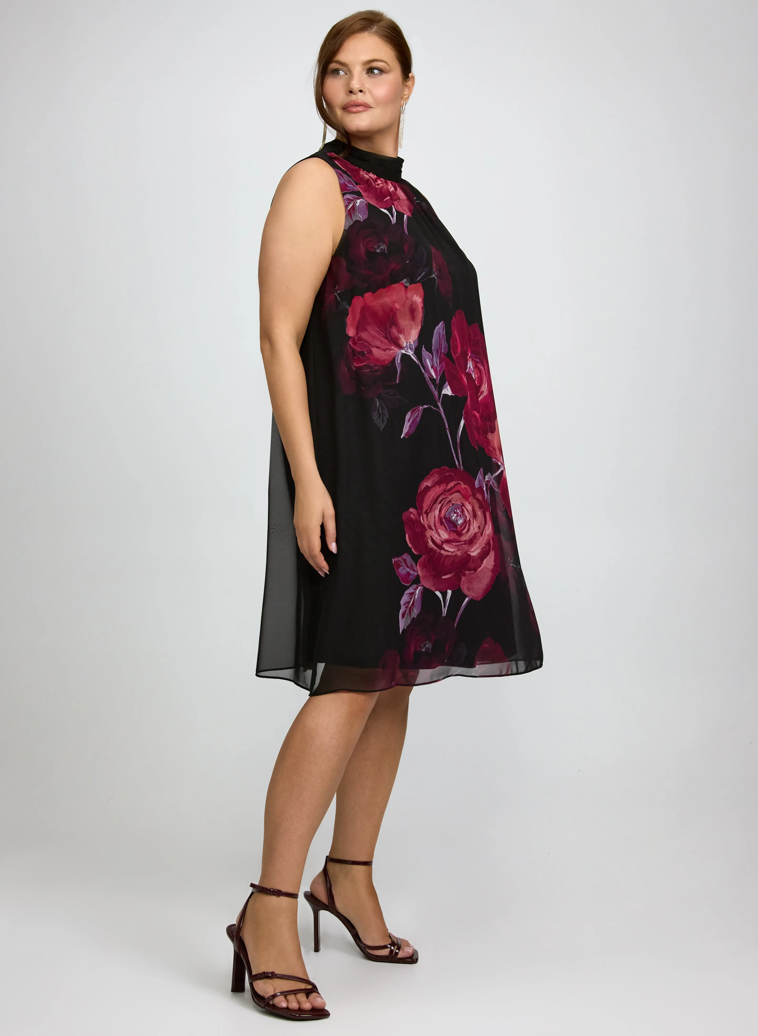 Floral Print Chiffon Dress sold by Laura product image thumbnail 2