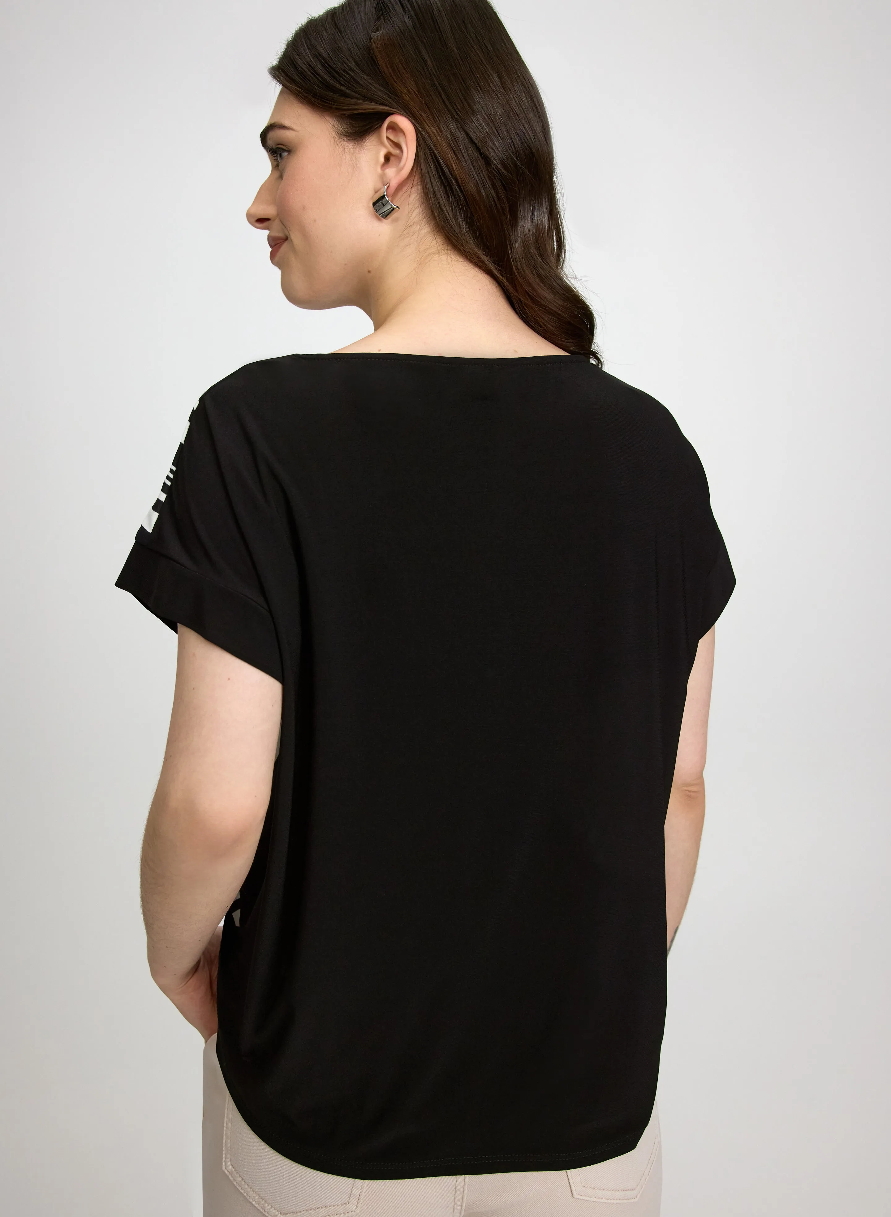 Striped Cap Sleeve Top sold by Laura product image thumbnail 4