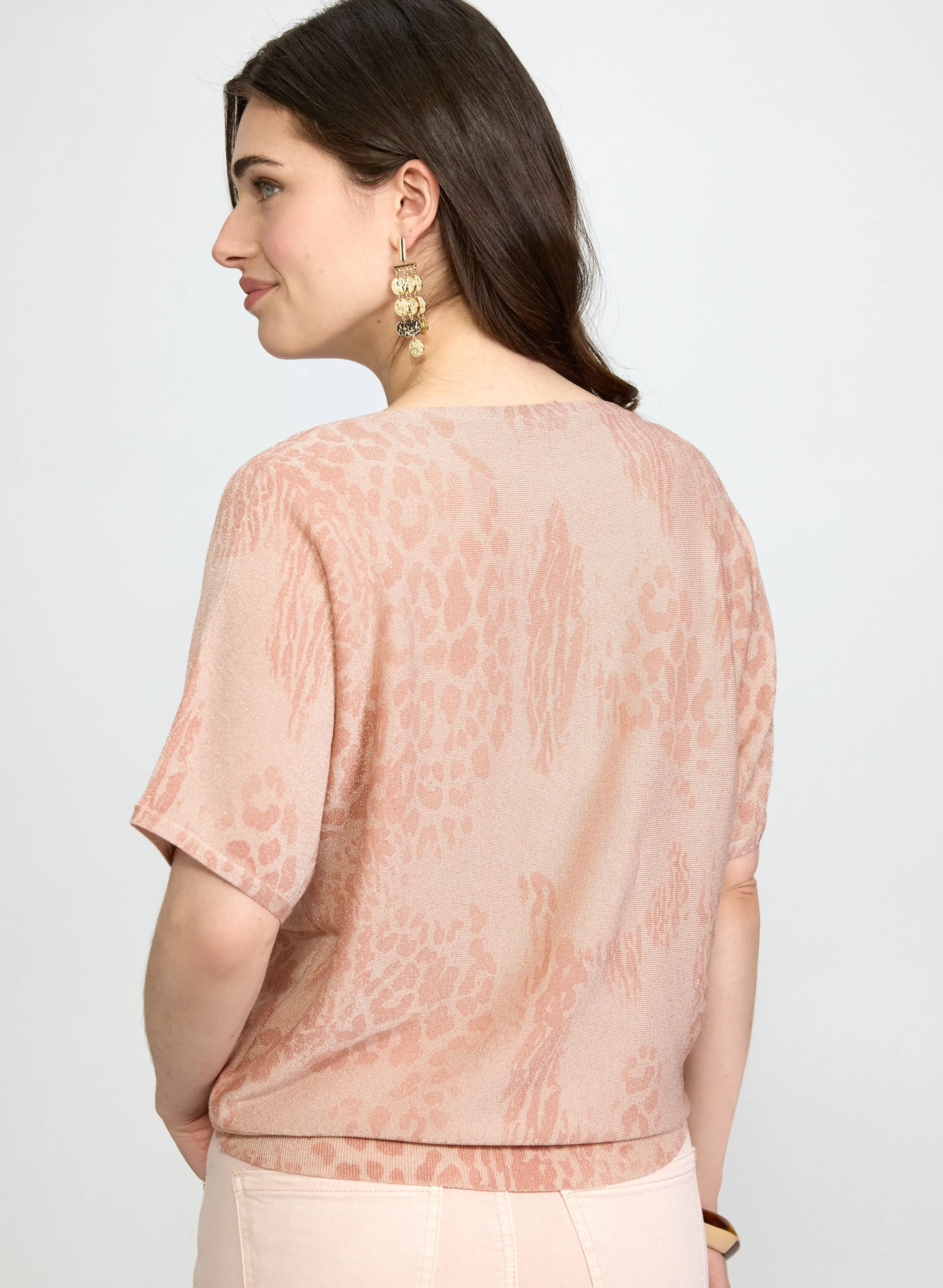 Mixed Animal Print Pullover sold by Laura product image thumbnail 3
