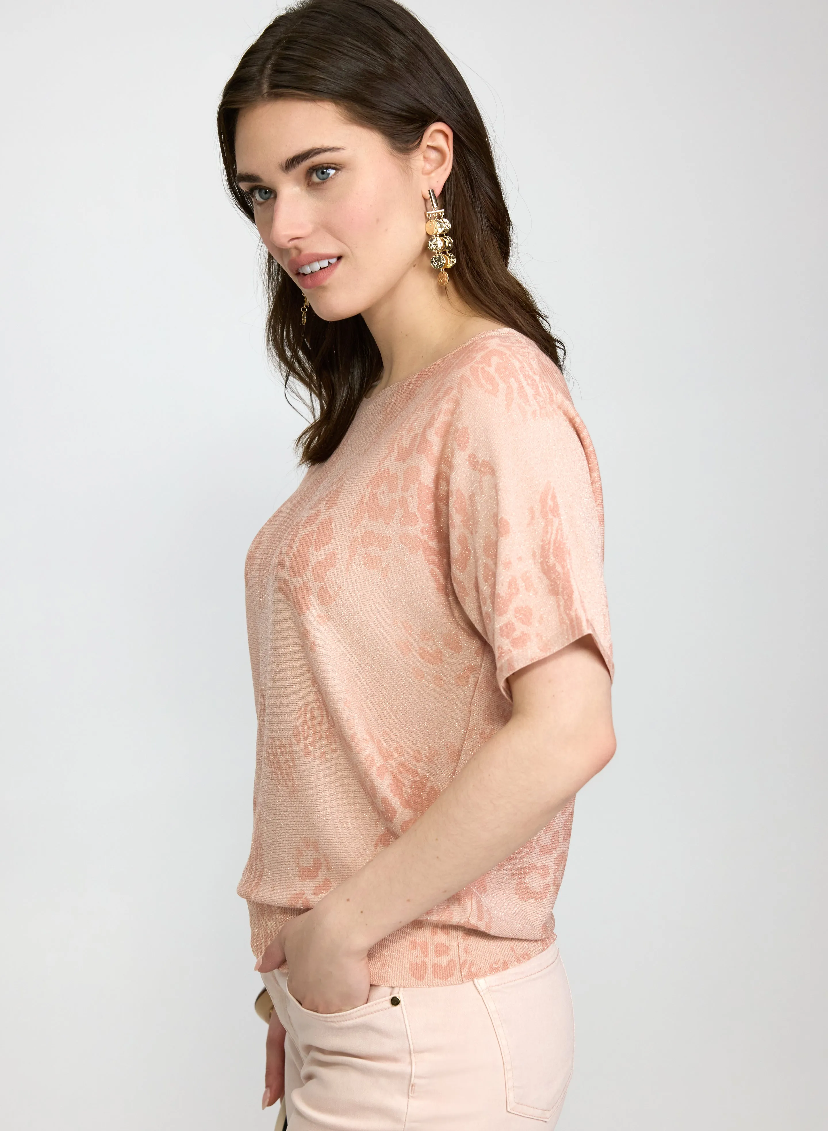 Mixed Animal Print Pullover sold by Laura product image thumbnail 2