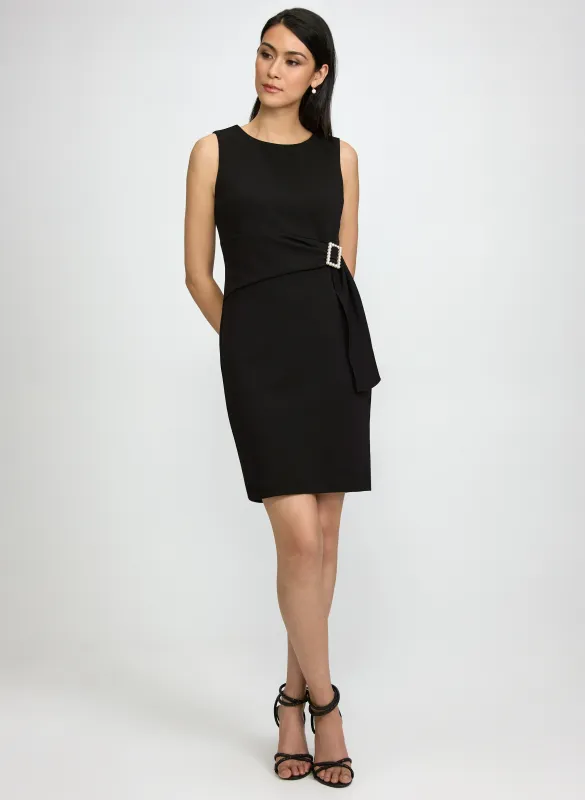 Pearl Buckle Short Dress made by Laura