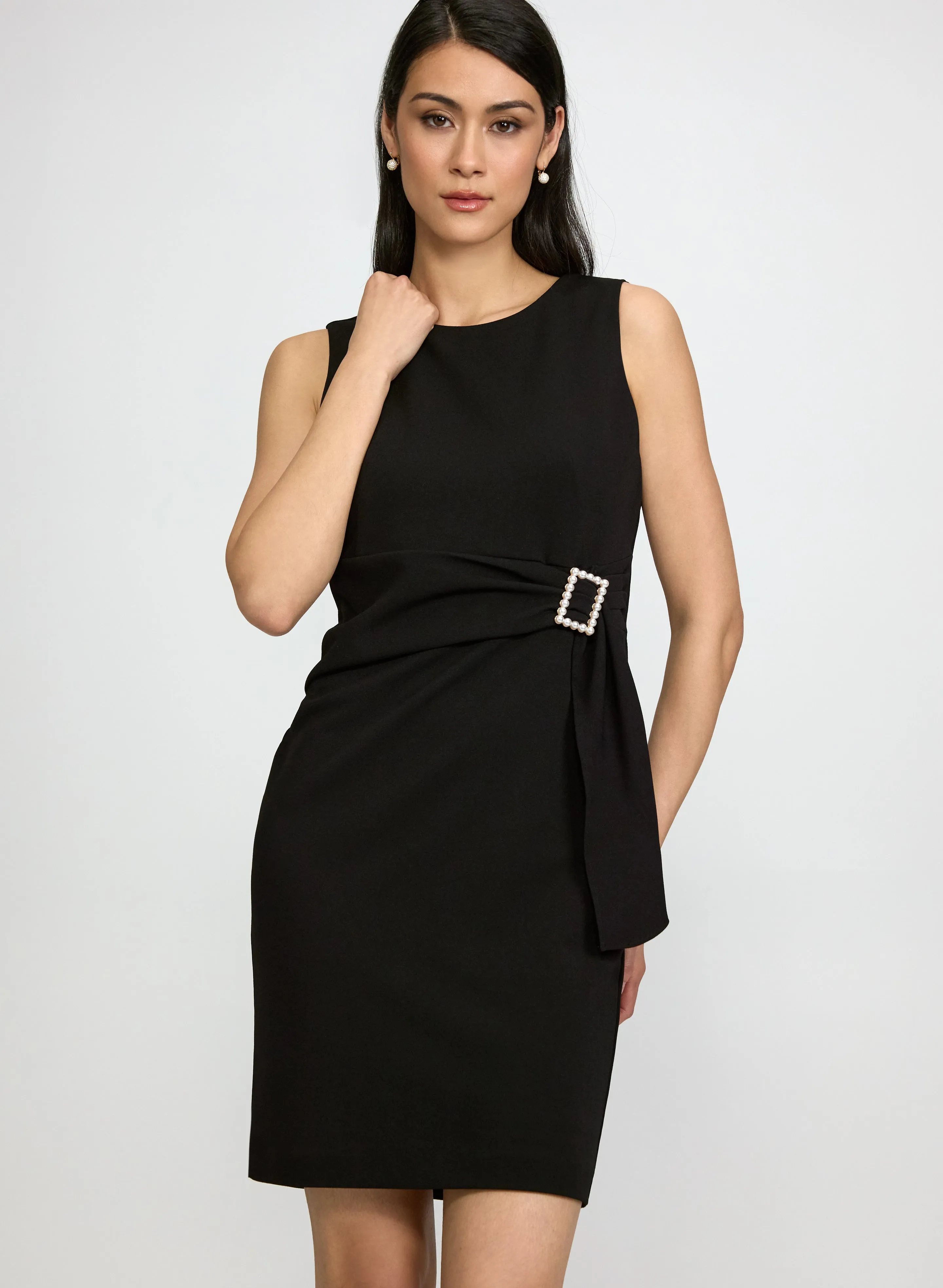 Pearl Buckle Short Dress sold by Laura product image thumbnail 5