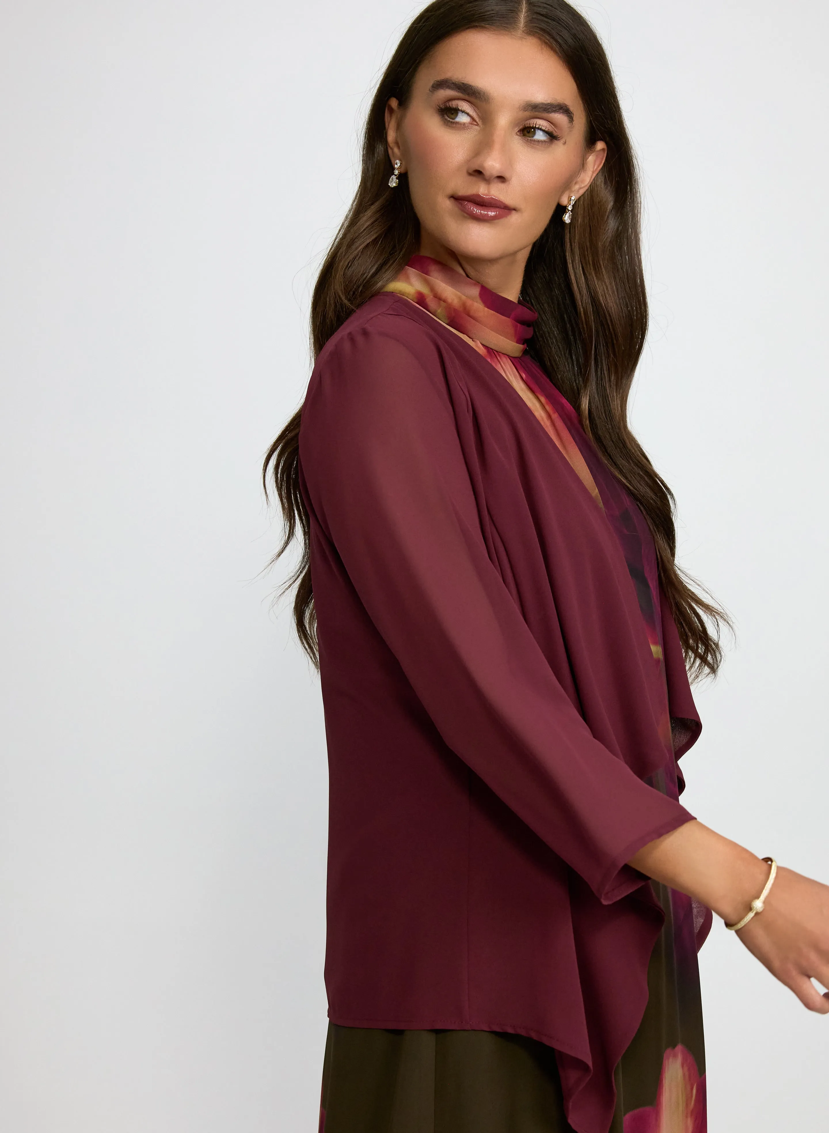 Double-Sided Chiffon Cover-Up sold by Laura product image thumbnail 5