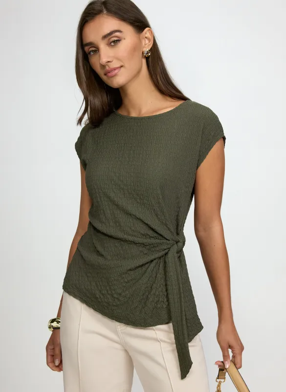 Tied-Waist Top made by Laura