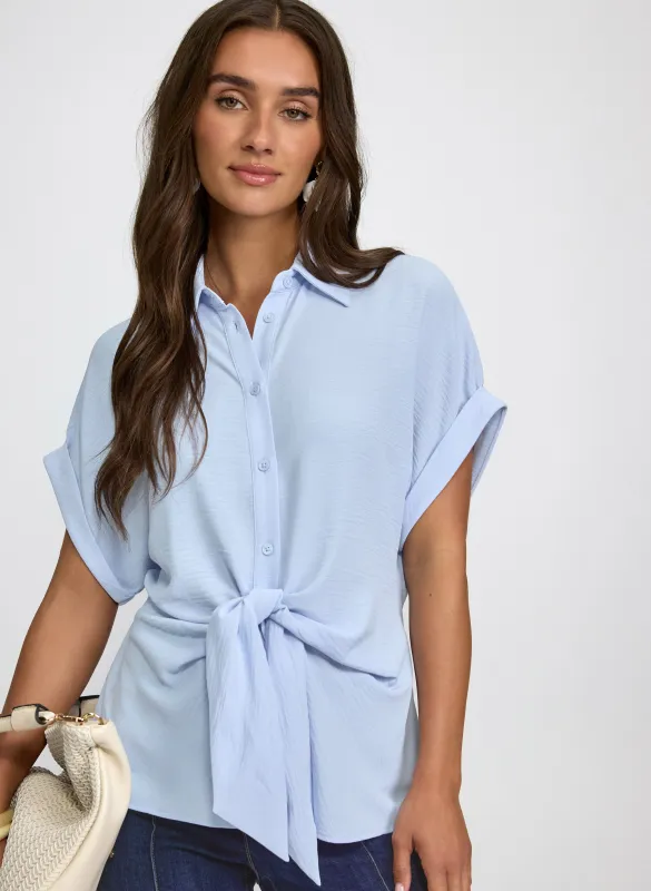 Front Tie Blouse made by Laura