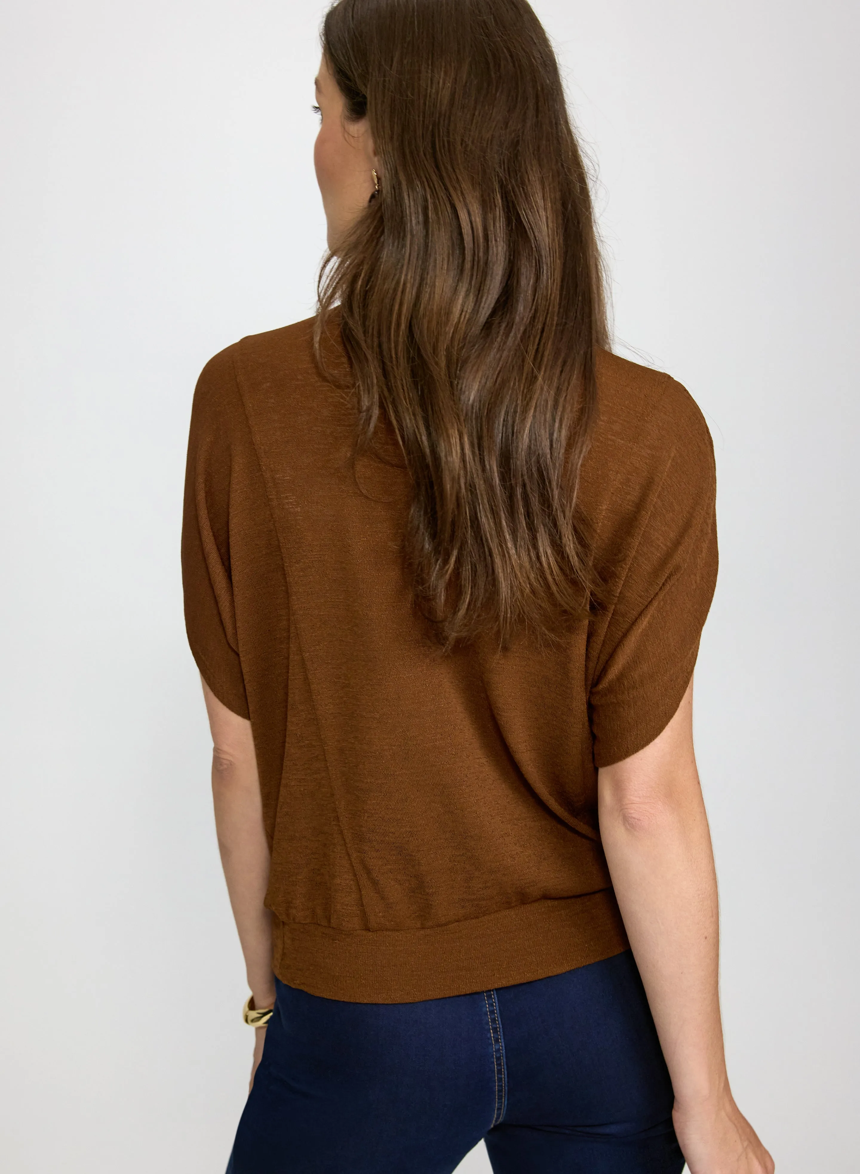 V-Neck Short Sleeve Top sold by Laura product image thumbnail 5