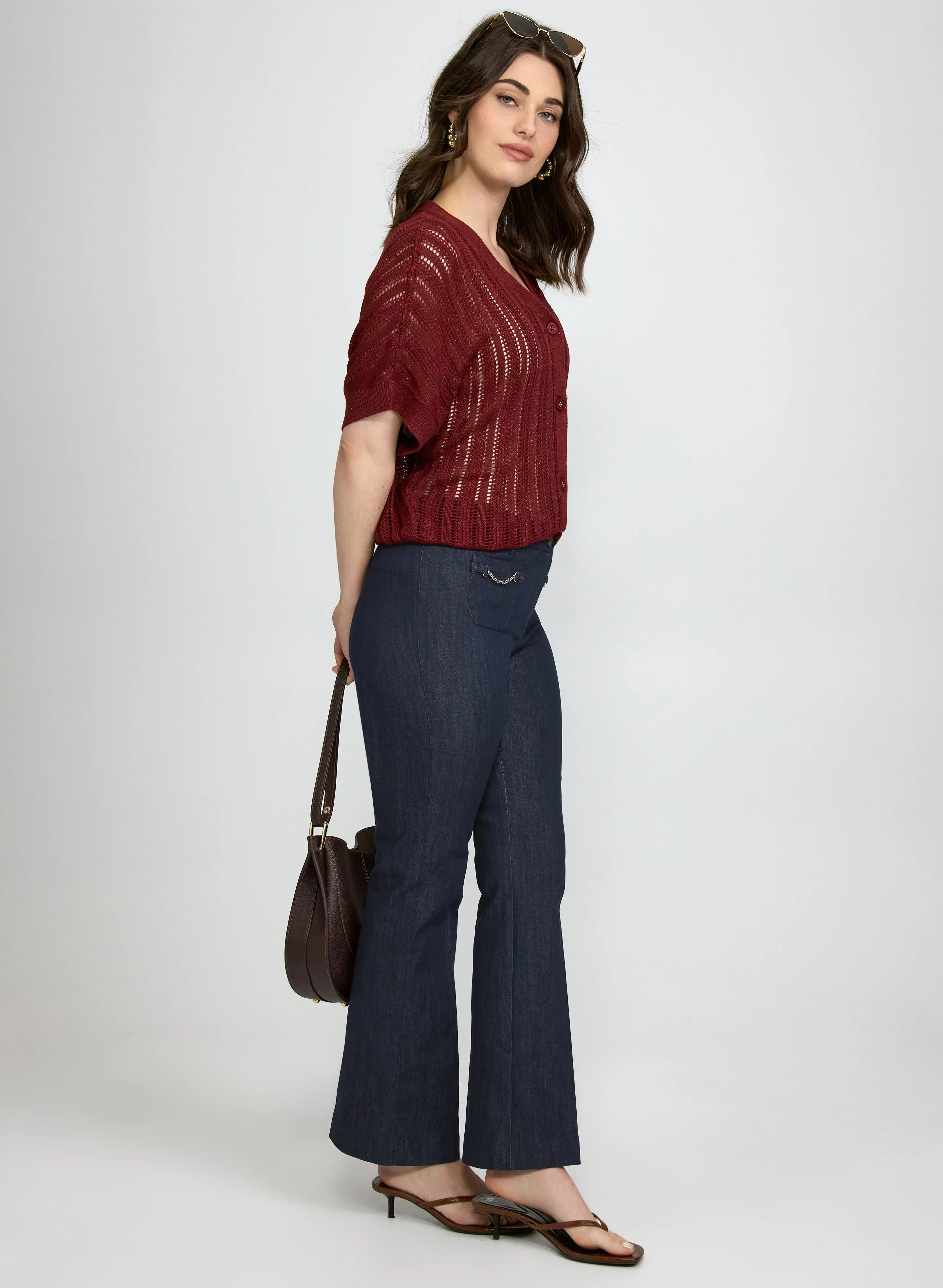 Chain Detail Denim Pants sold by Laura product image thumbnail 5