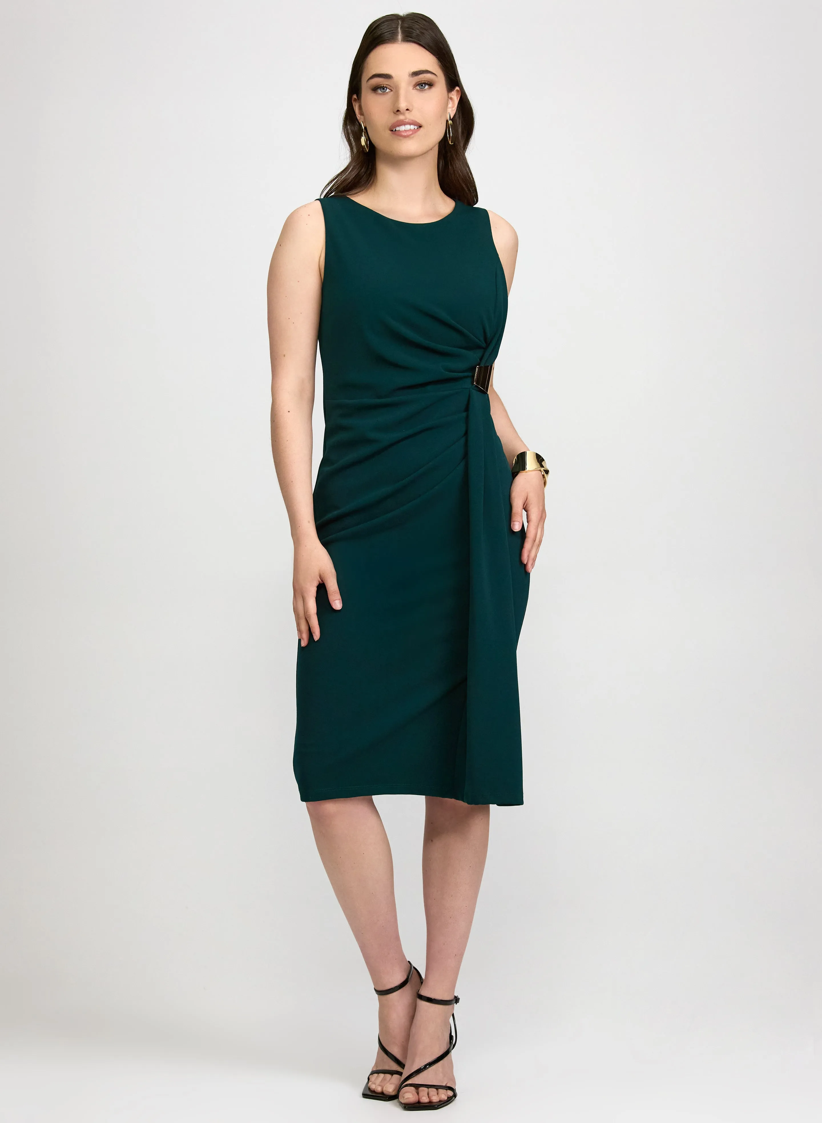 Fitted Scuba Crepe Dress sold by Laura