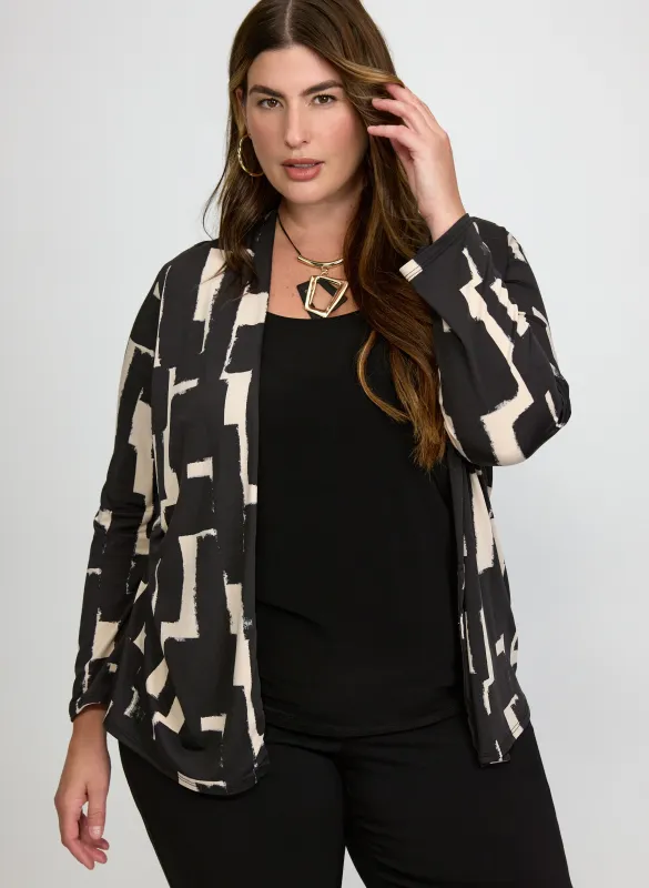 Abstract Print Illusion Top made by Laura