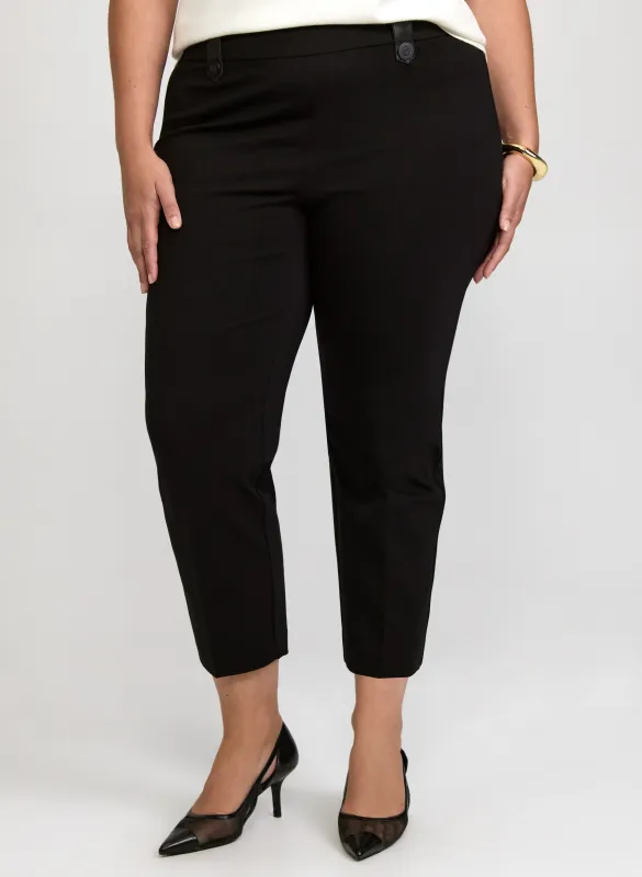 Sofia Slim-Leg Pants made by Laura