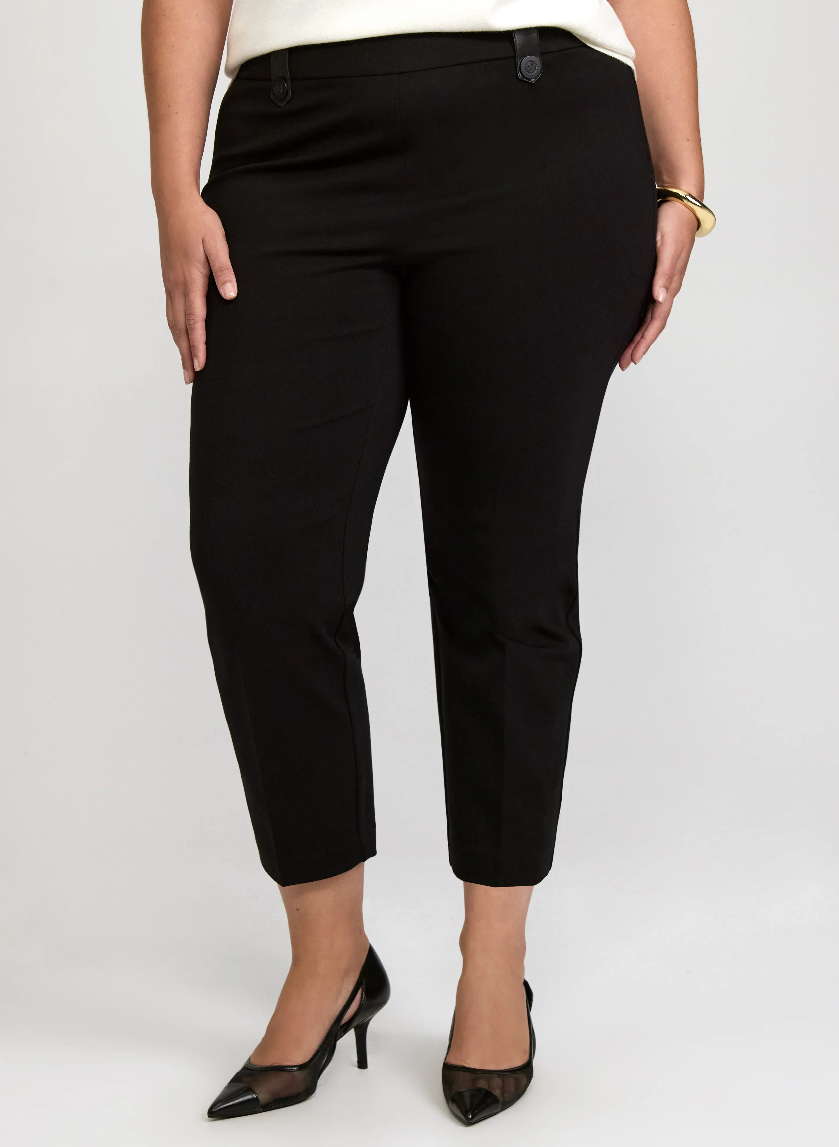 Sofia Slim-Leg Pants sold by Laura