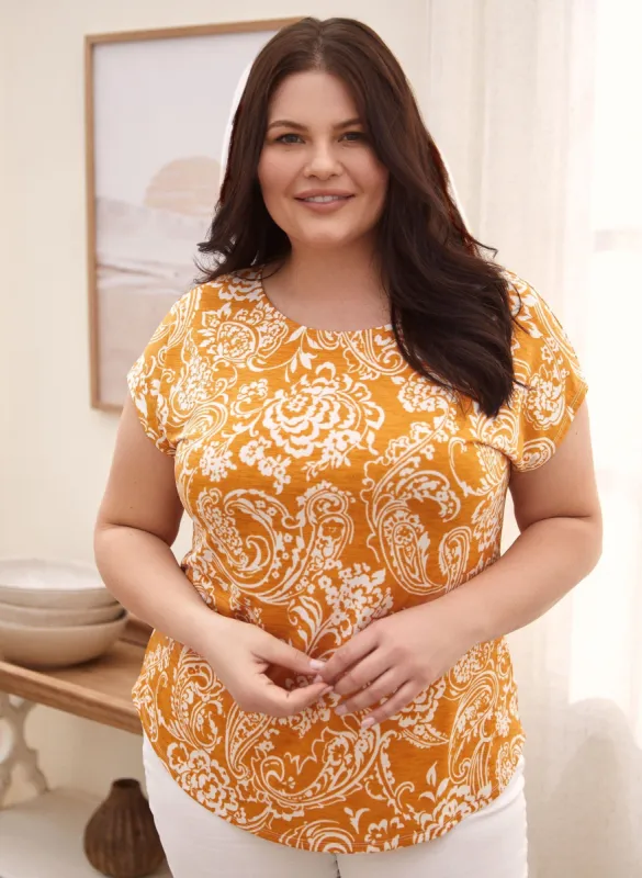 Paisley Print Top sold by Laura