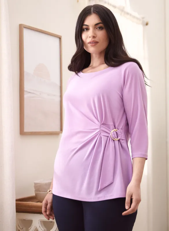 Side Detail Dolman Sleeve Top sold by Laura