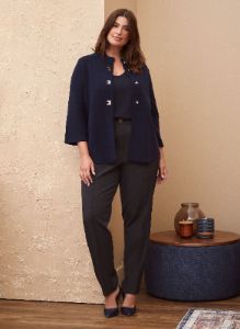 Button Front Trapeze Cardigan sold by Laura