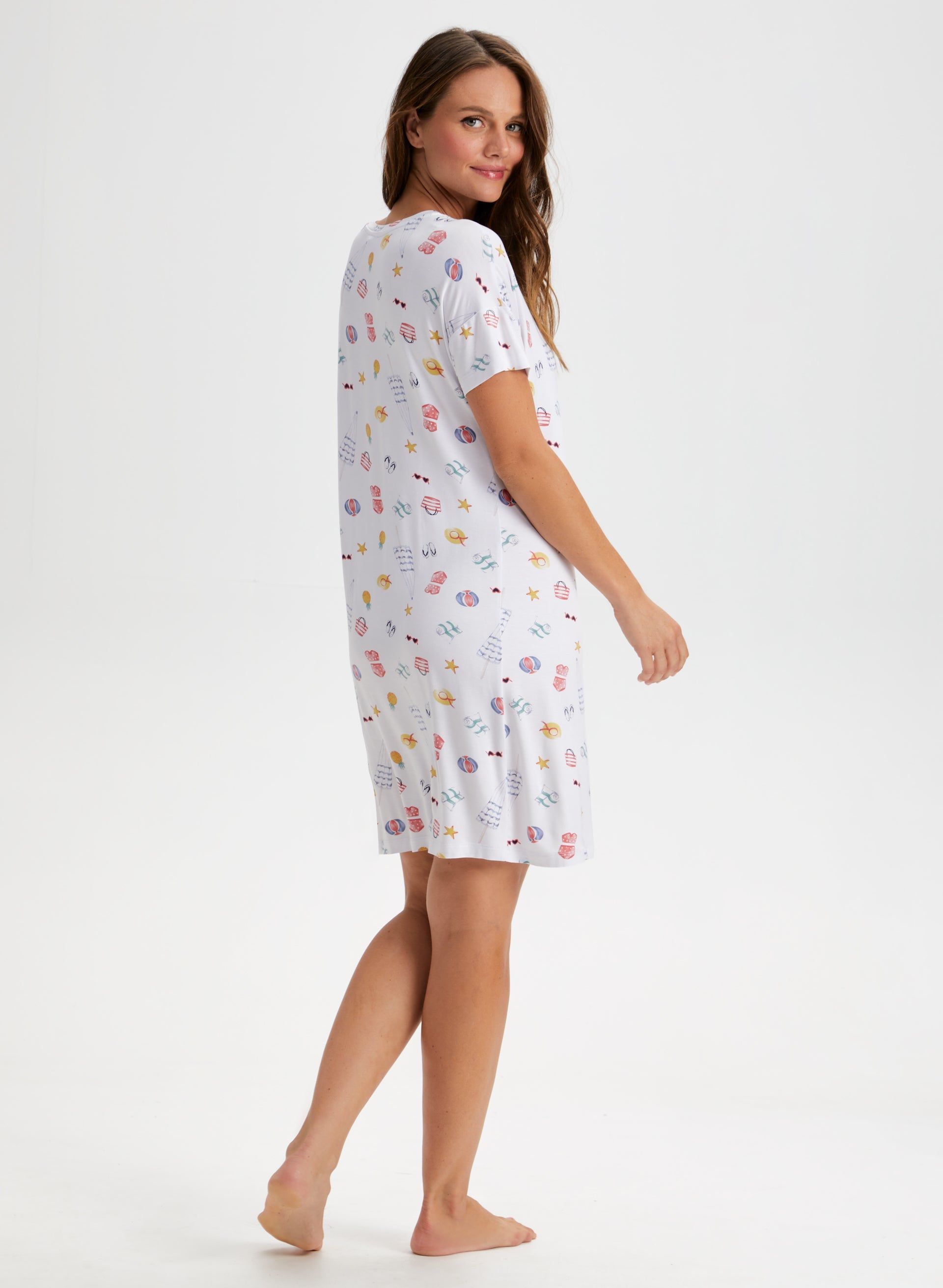 Printed Nightgown sold by Laura product image thumbnail 2