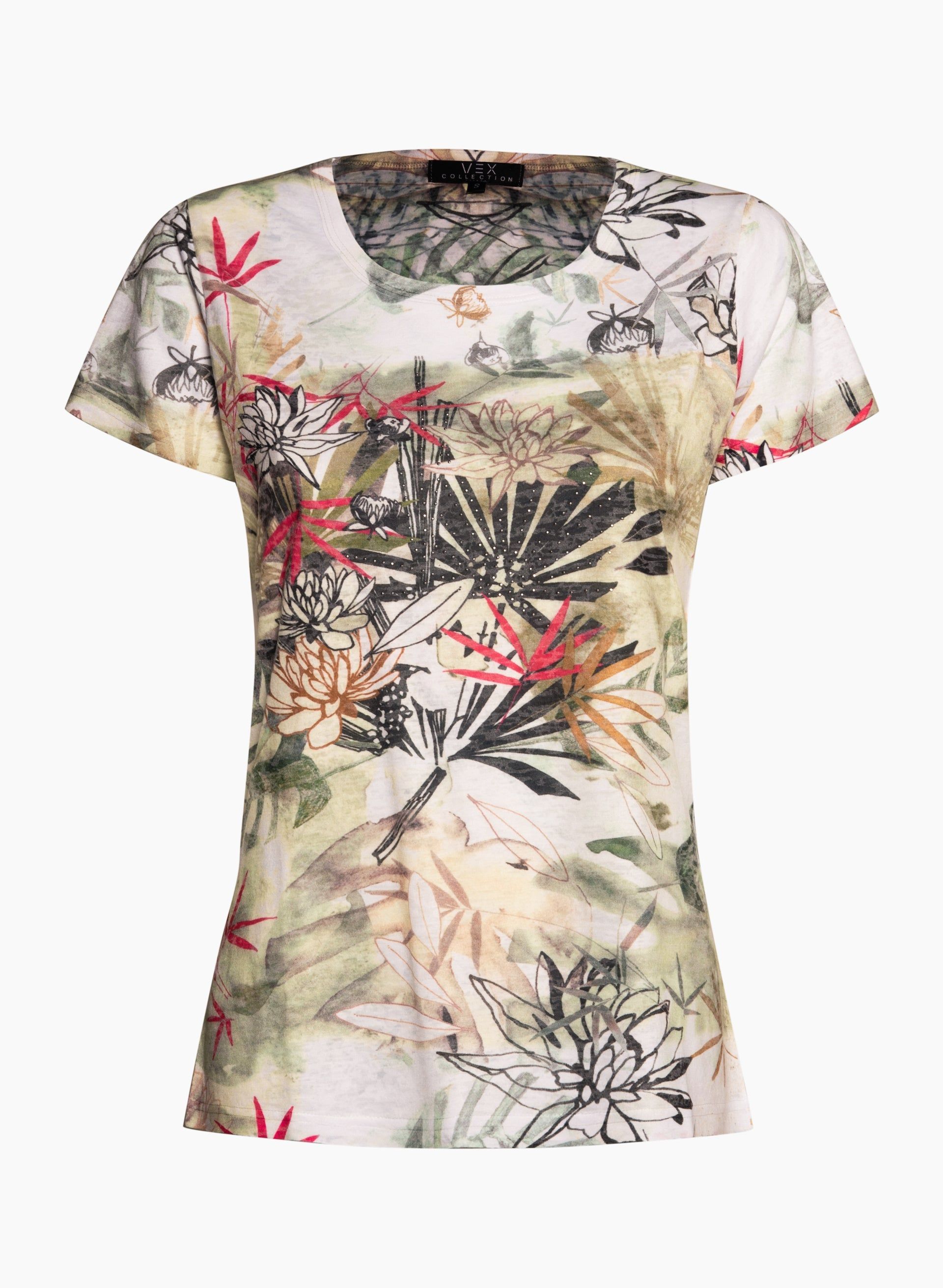 Vex - Tropical Print Tee sold by Laura product image thumbnail 5