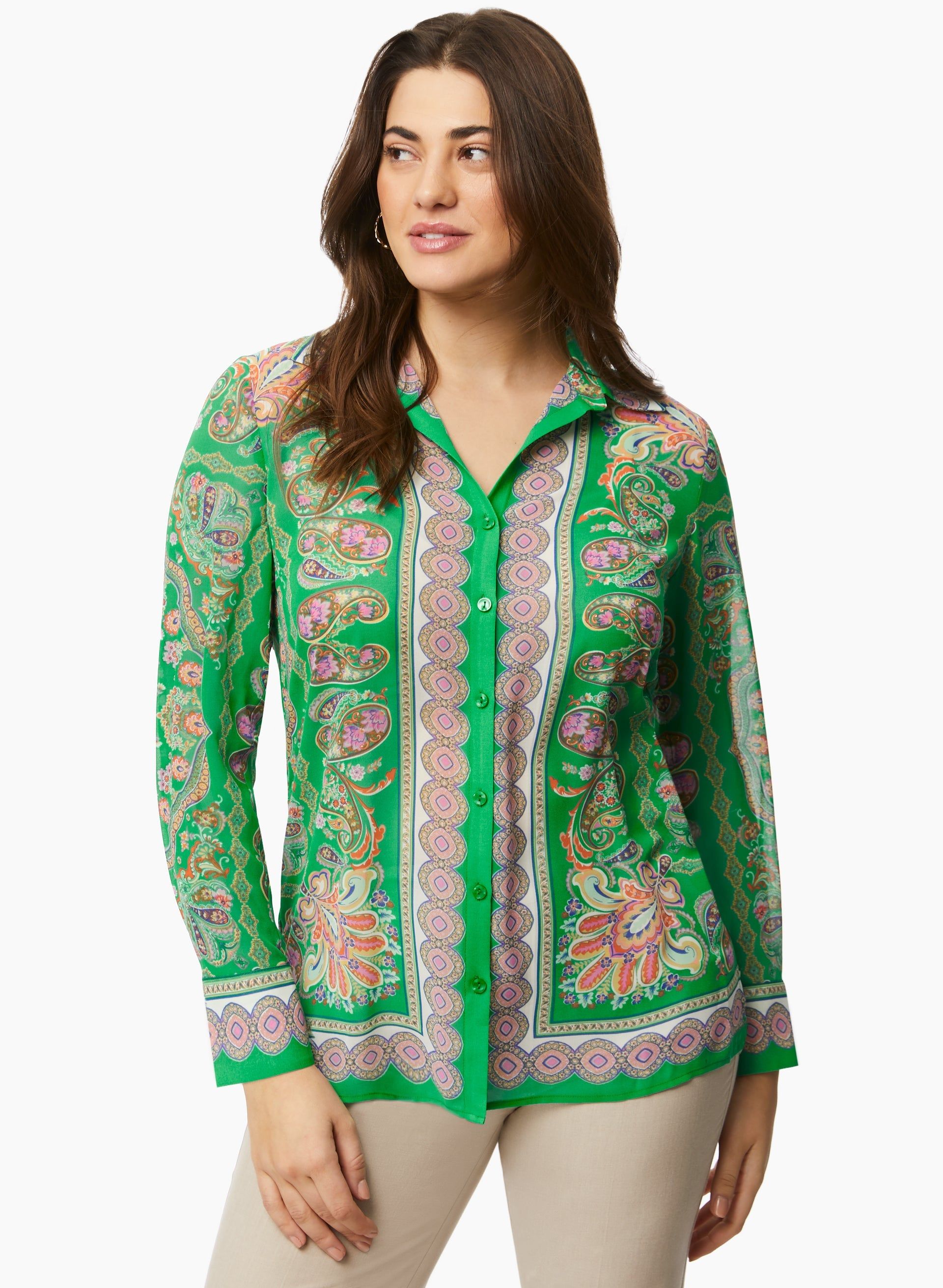 Paisley Print Blouse sold by Laura