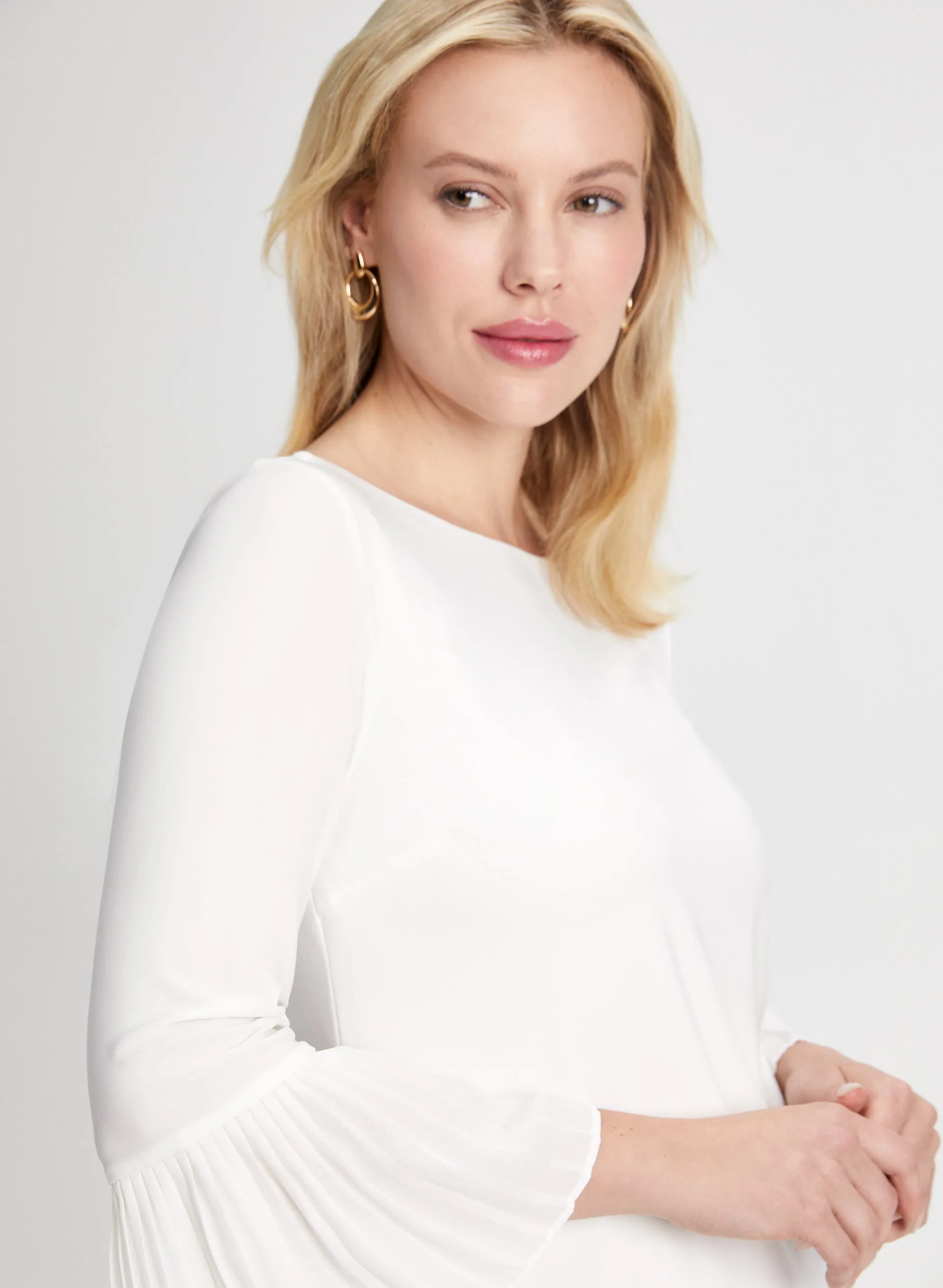 Pleated Cuff Detail Top sold by Laura product image thumbnail 2