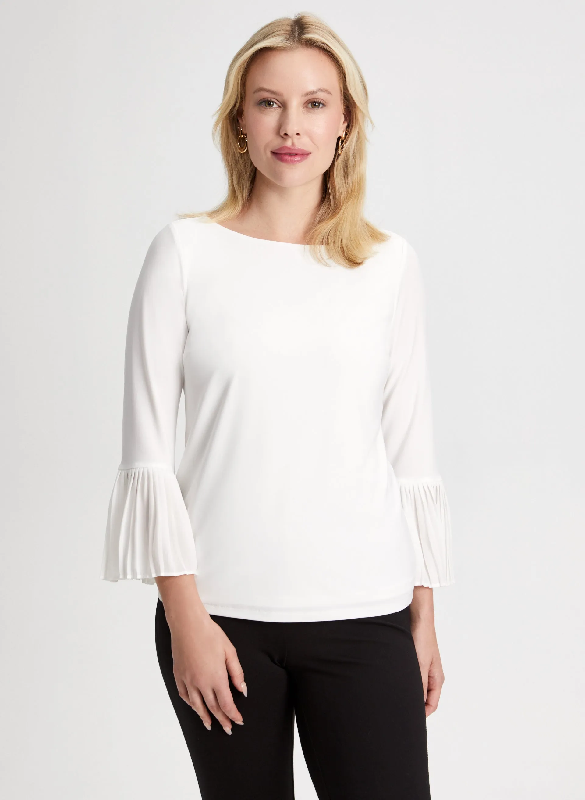 Pleated Cuff Detail Top sold by Laura product image thumbnail 5