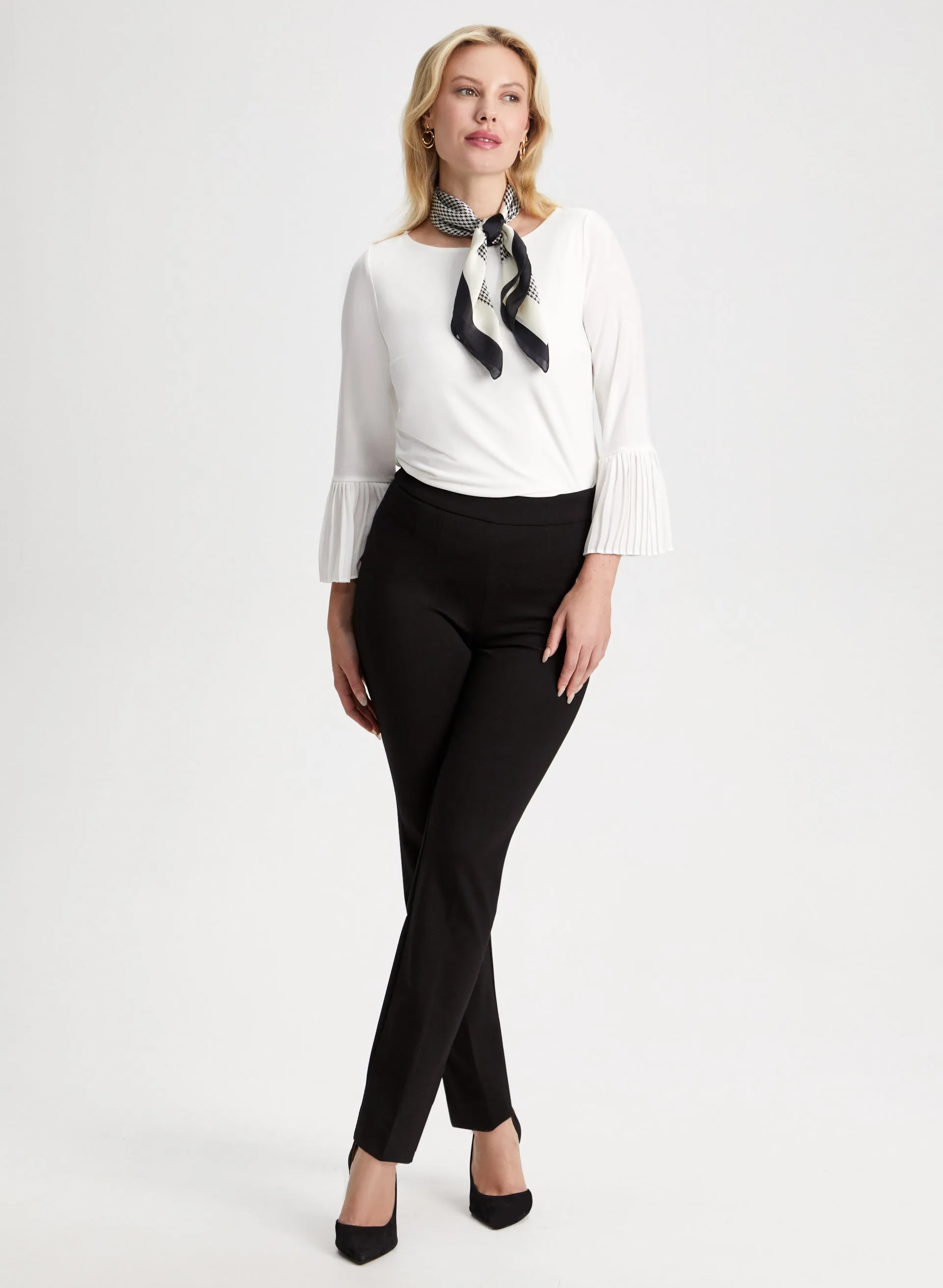 Pleated Cuff Detail Top sold by Laura product image thumbnail 3