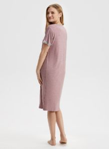 Dot Print Lace Nightgown sold by Laura