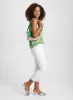 Embroidered Hem Capri Jeans sold by Laura