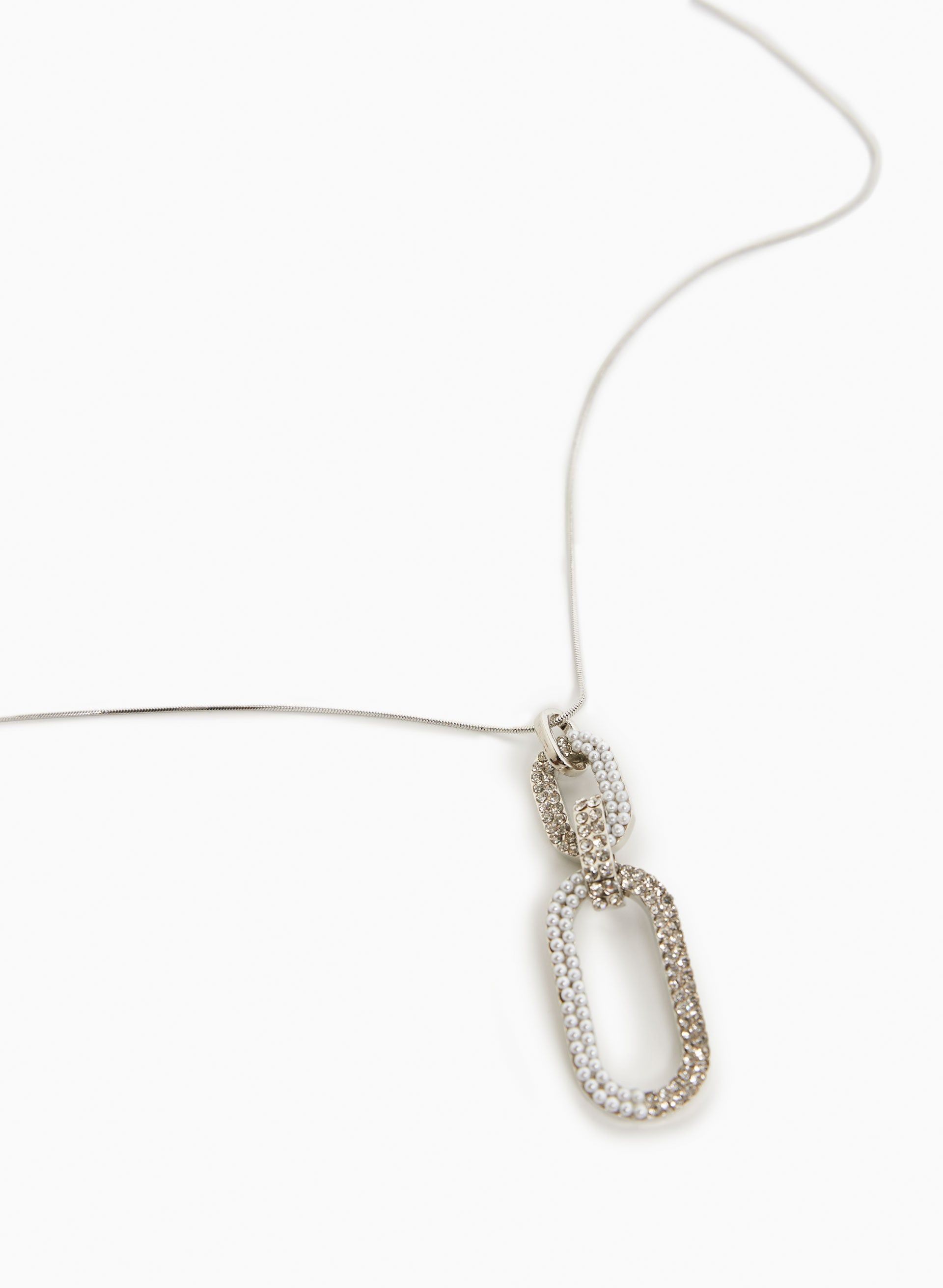 Double Oval Pendant Necklace sold by Laura product image thumbnail 2