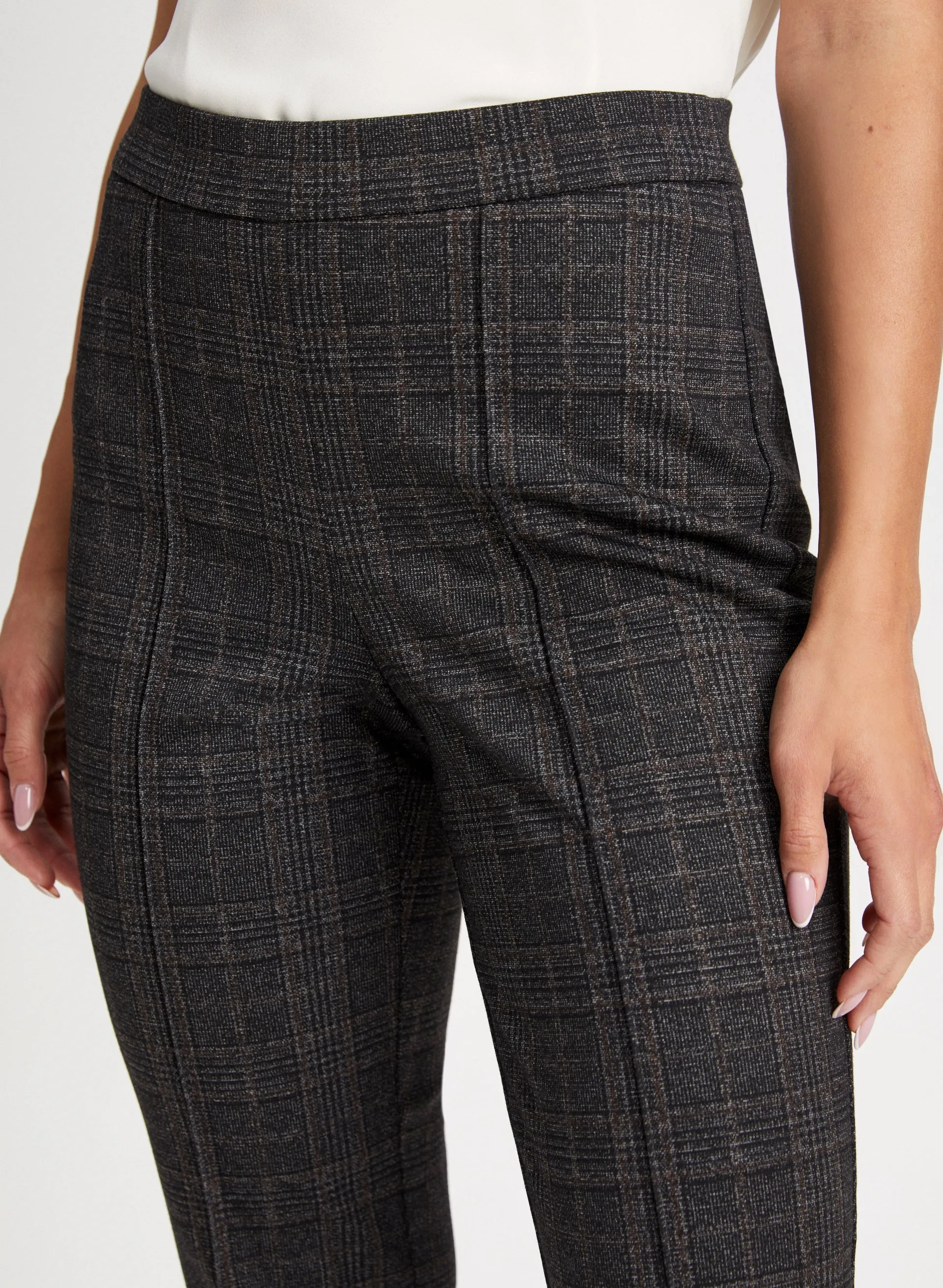 Plaid Print Pull-On Pants sold by Laura product image thumbnail 5