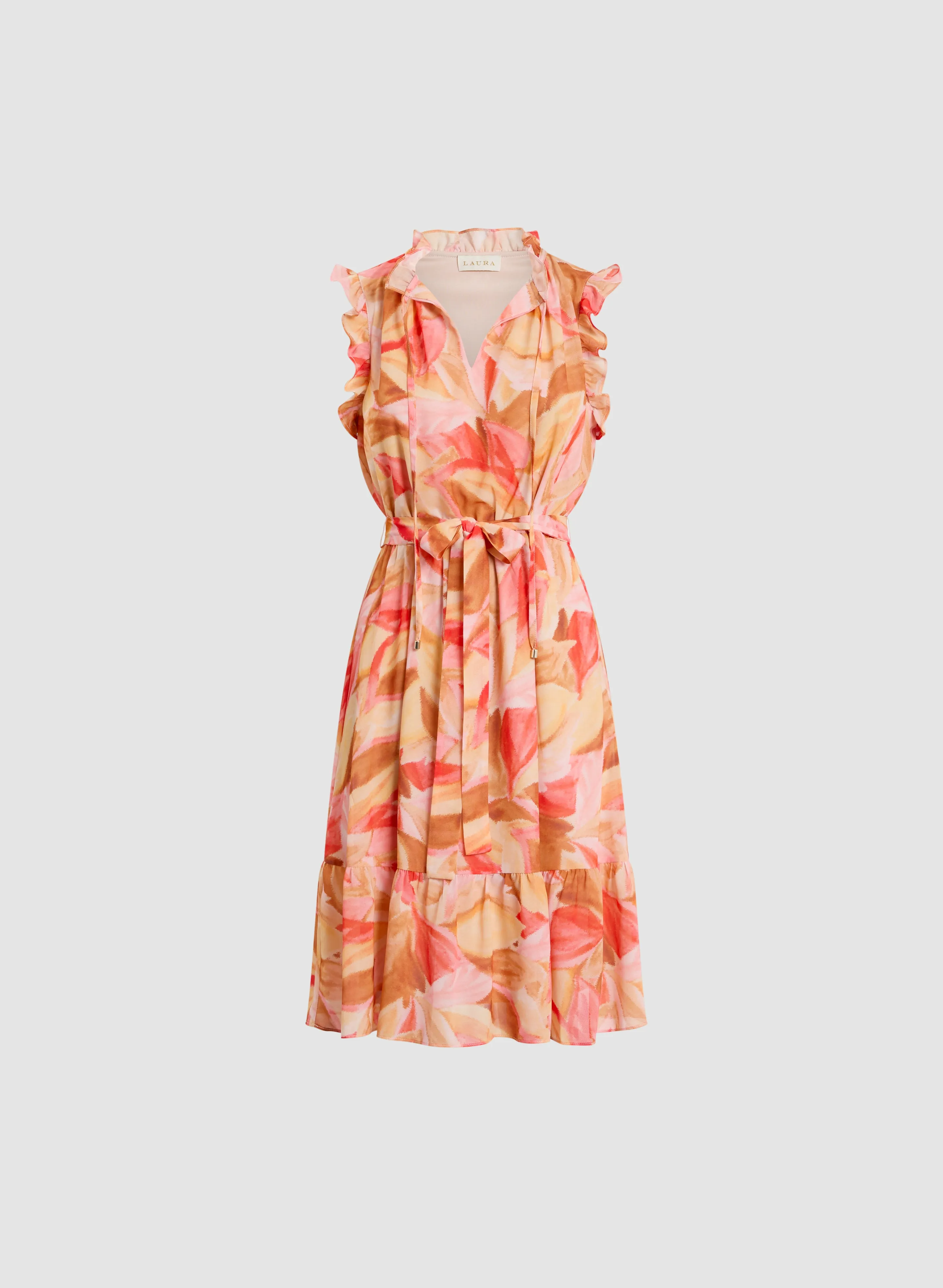 Abstract Pattern Chiffon Dress sold by Laura product image thumbnail 5