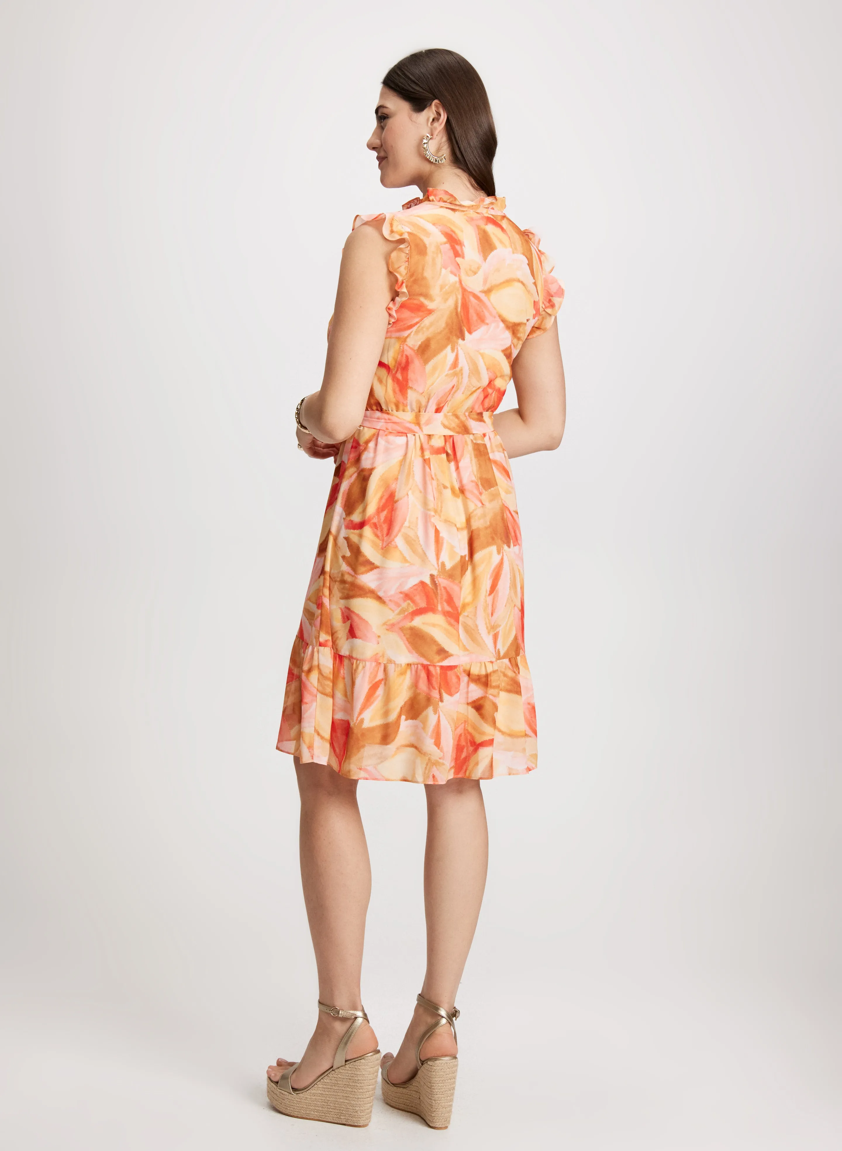 Abstract Pattern Chiffon Dress sold by Laura product image thumbnail 2