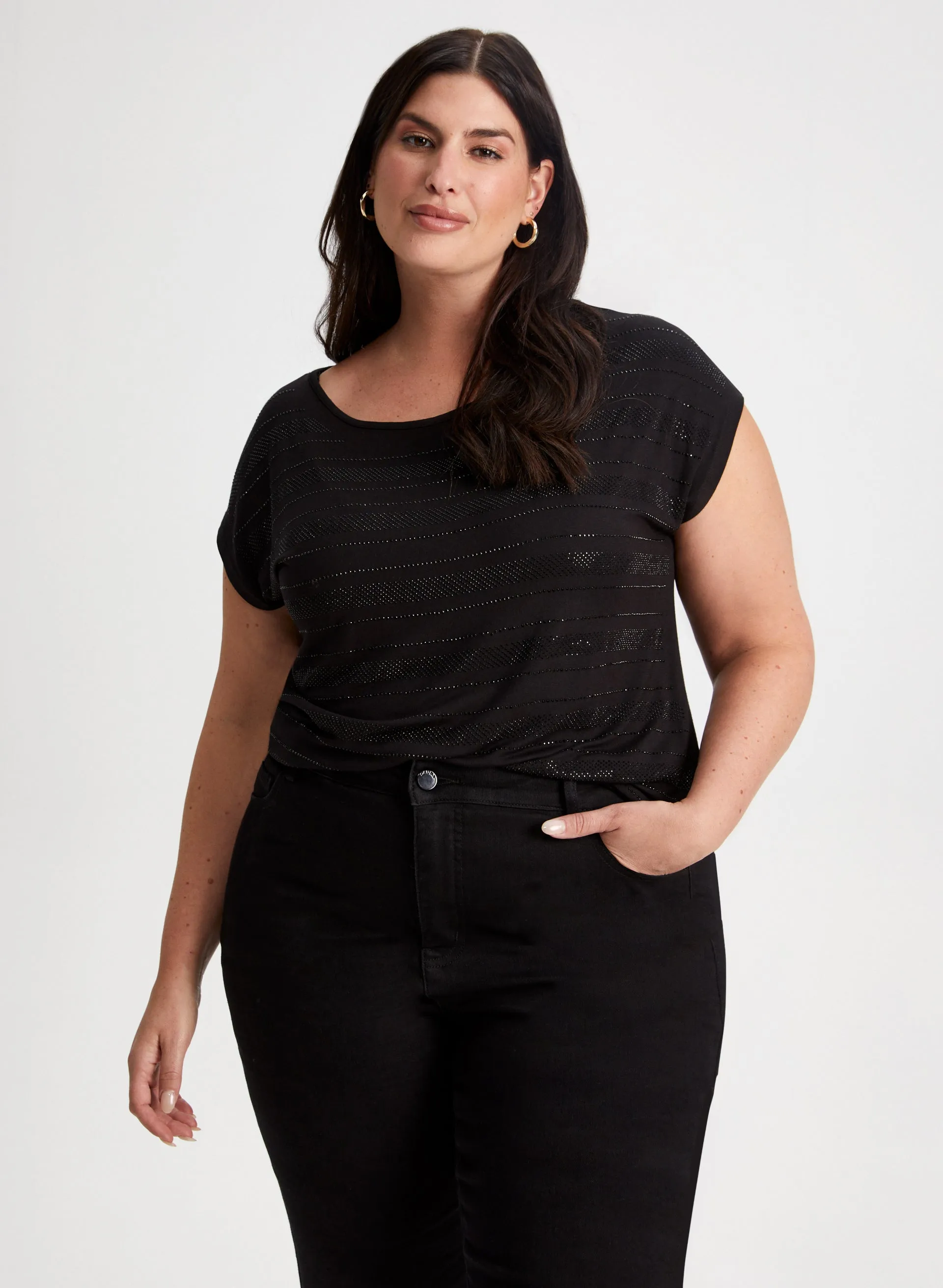 Stud Detail Top sold by Laura