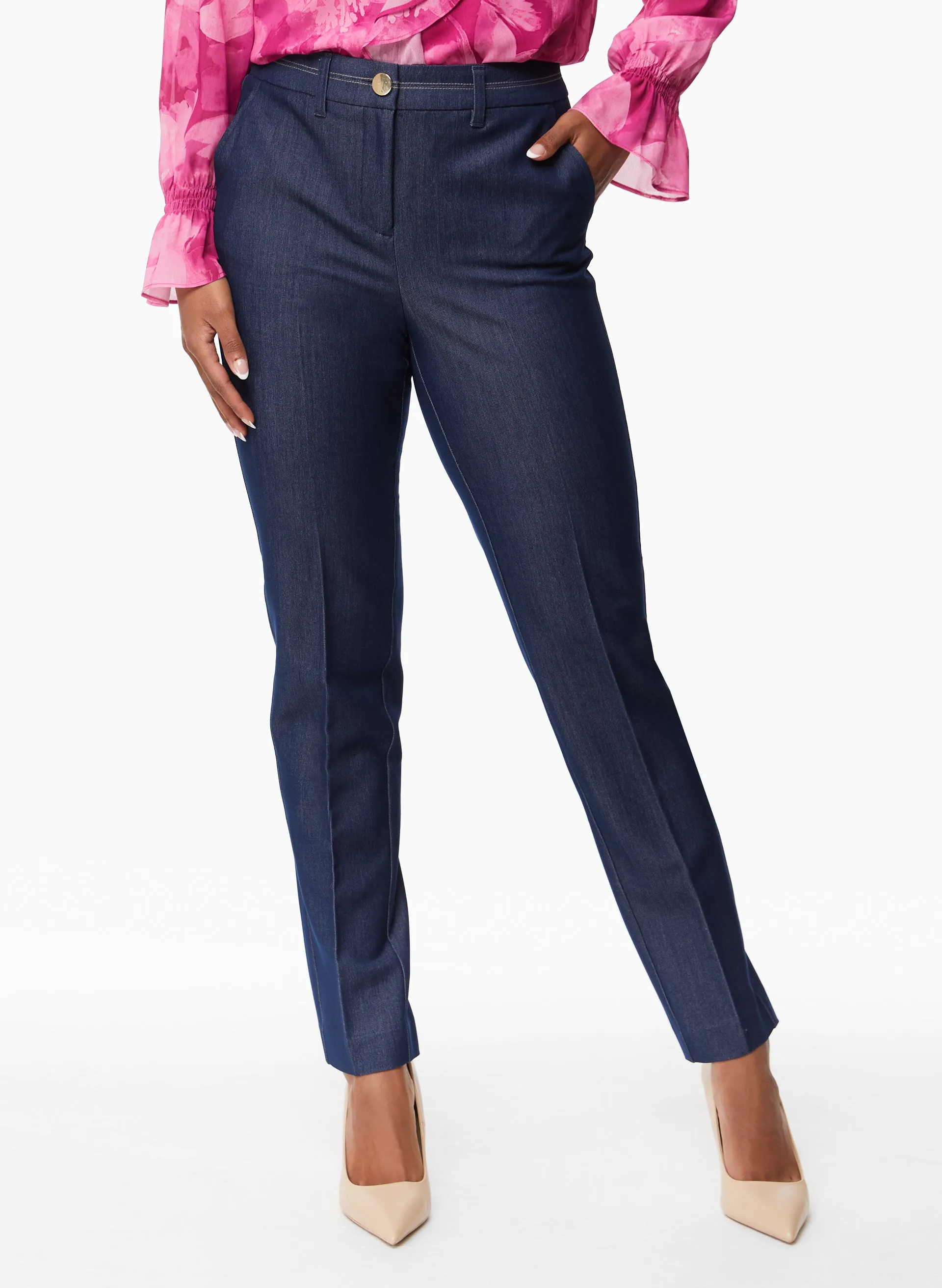 City Fit Slim Leg Pants sold by Laura