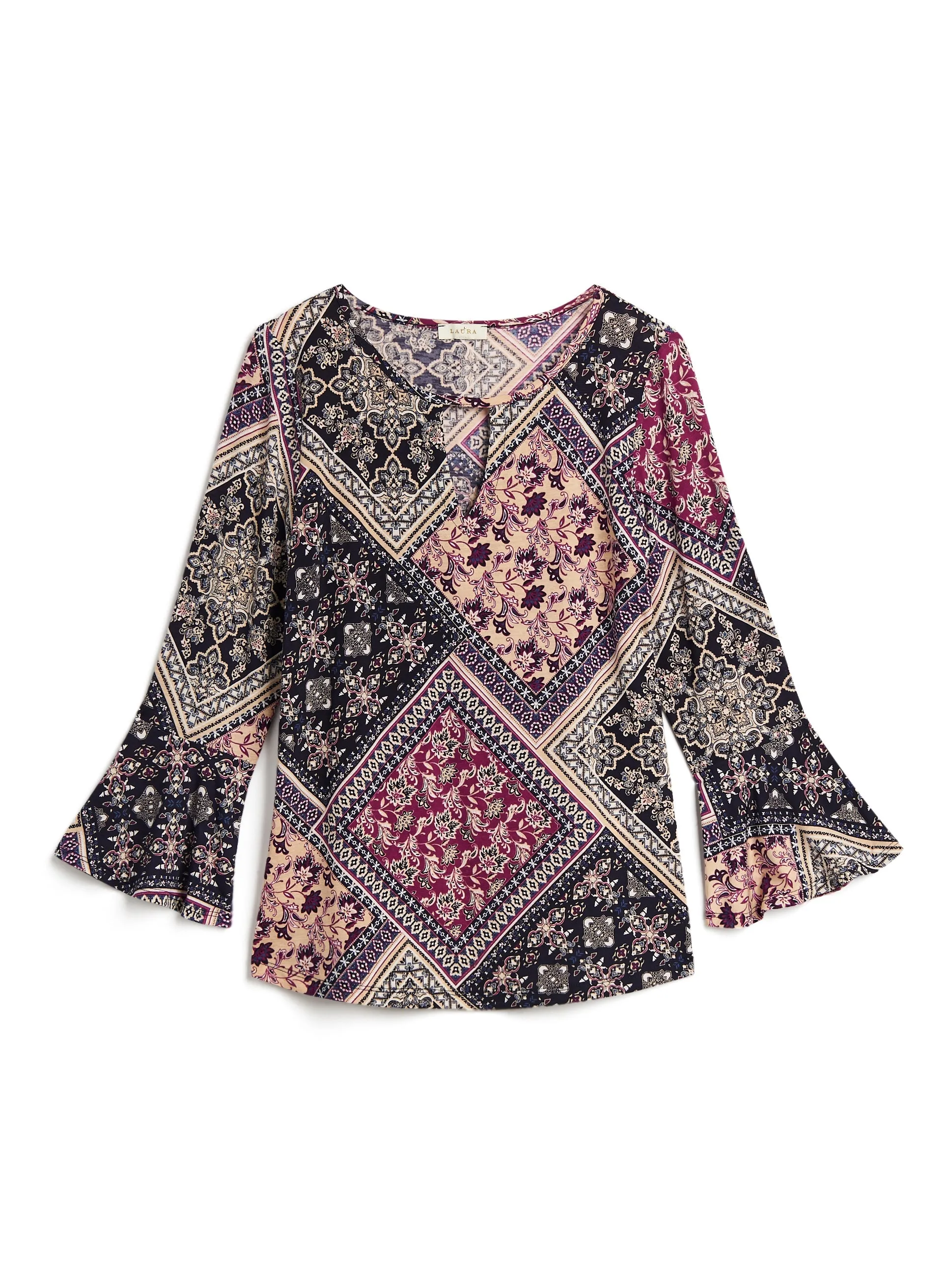 Patchwork Print Top sold by Laura product image thumbnail 5