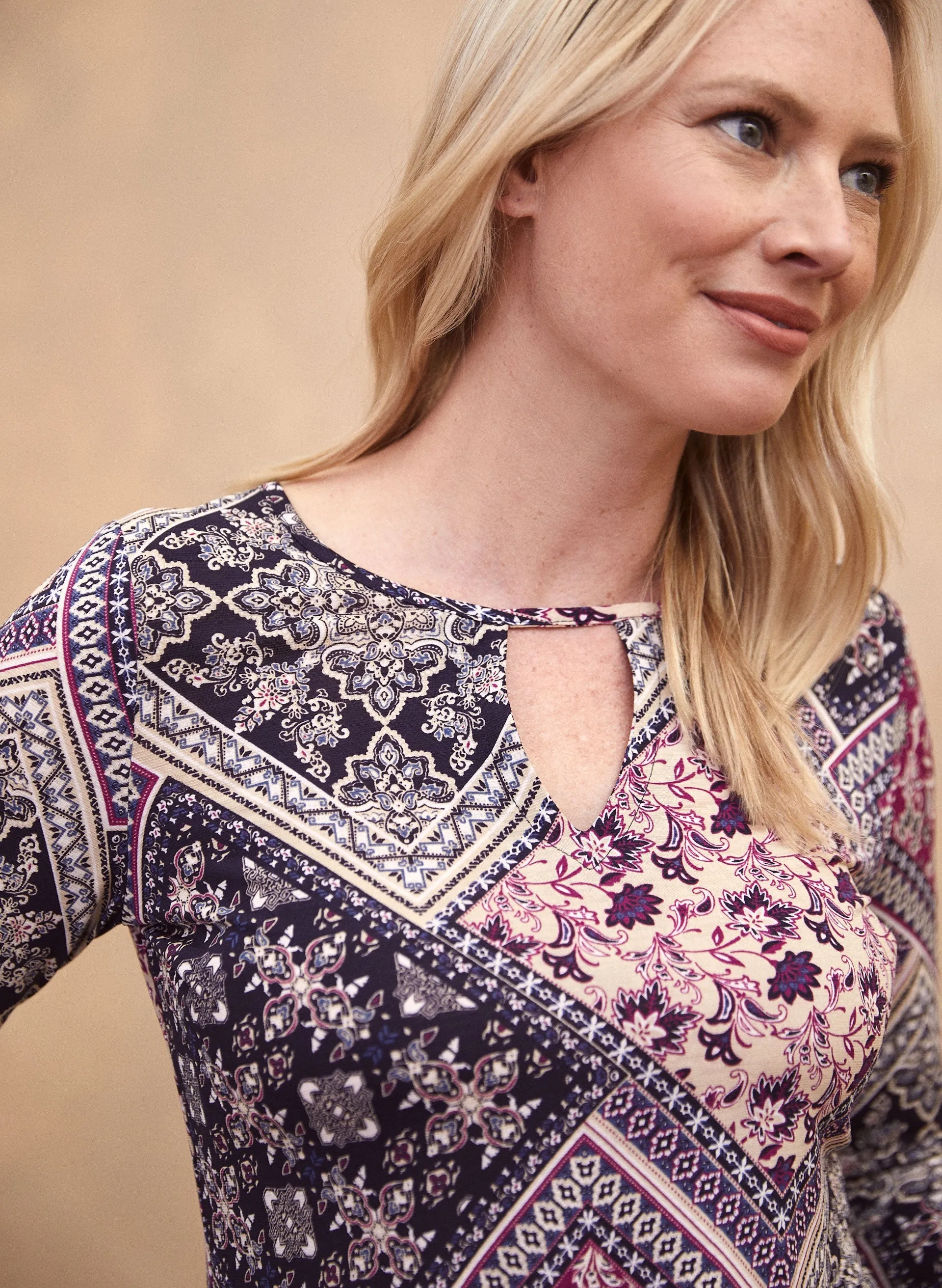 Patchwork Print Top sold by Laura product image thumbnail 2