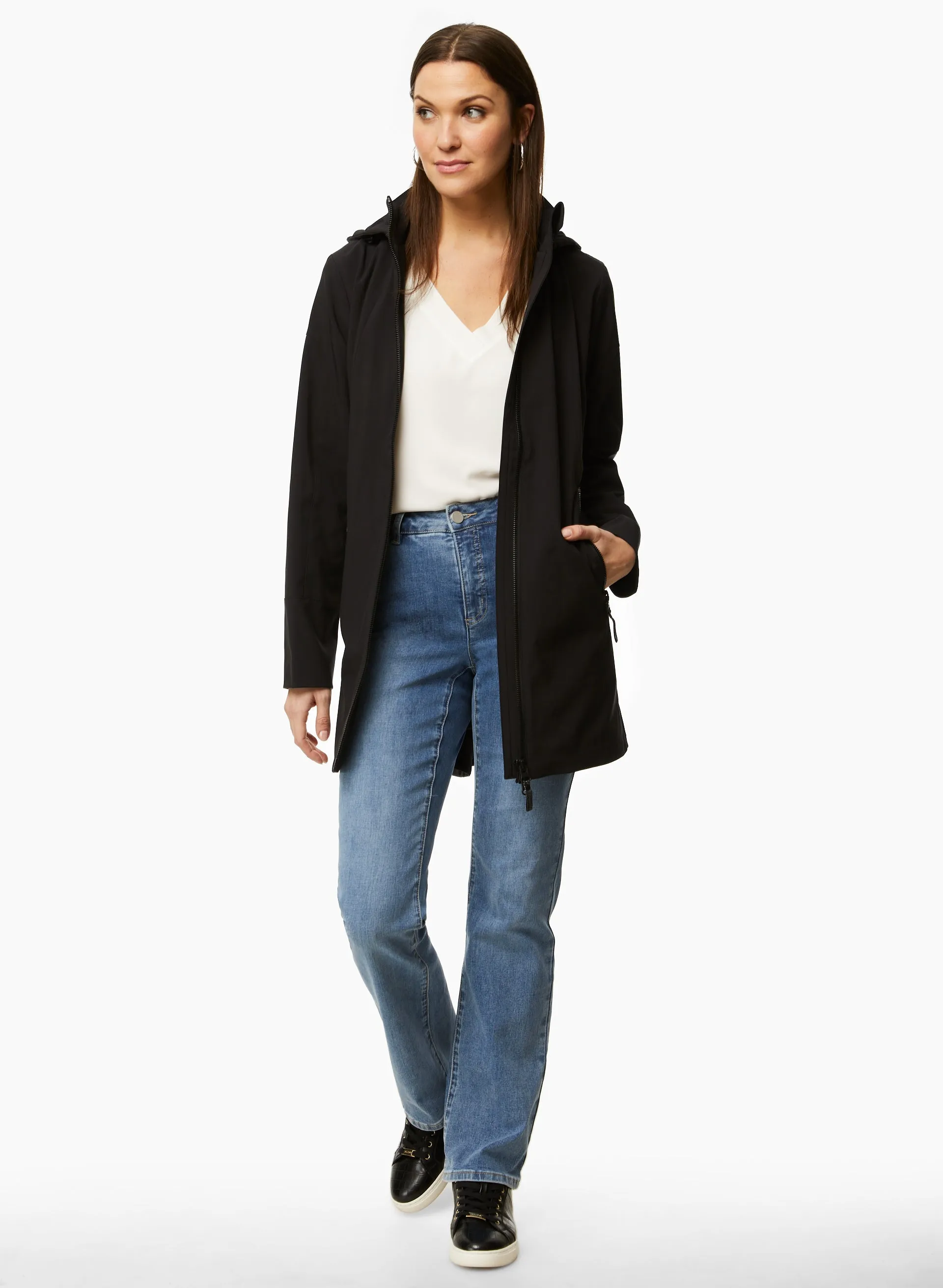 Water-Repelling Hooded Coat sold by Laura product image thumbnail 3